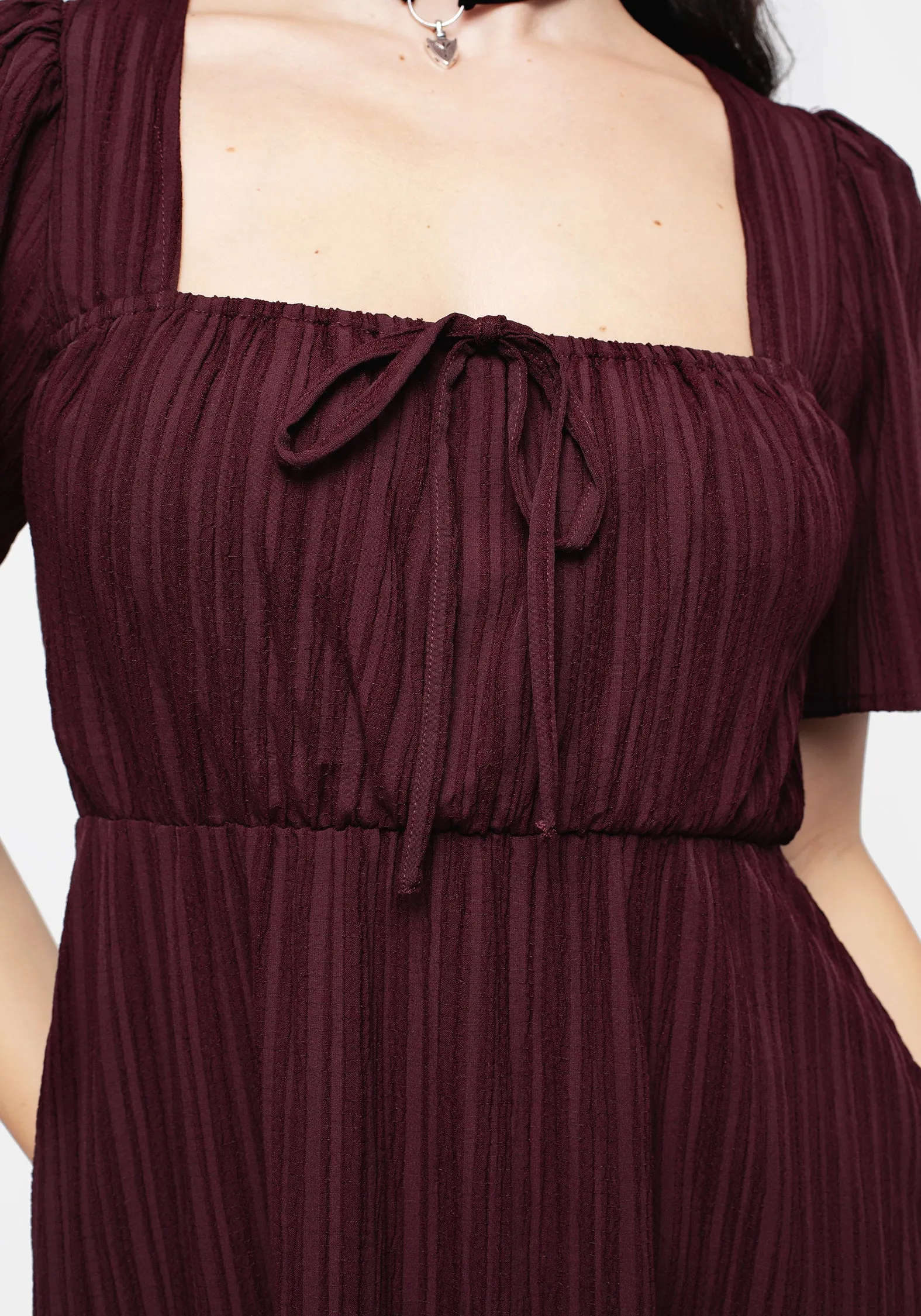 Easy Movement Soft and Stylish Sarcophagi Ruched Front Midaxi Dress