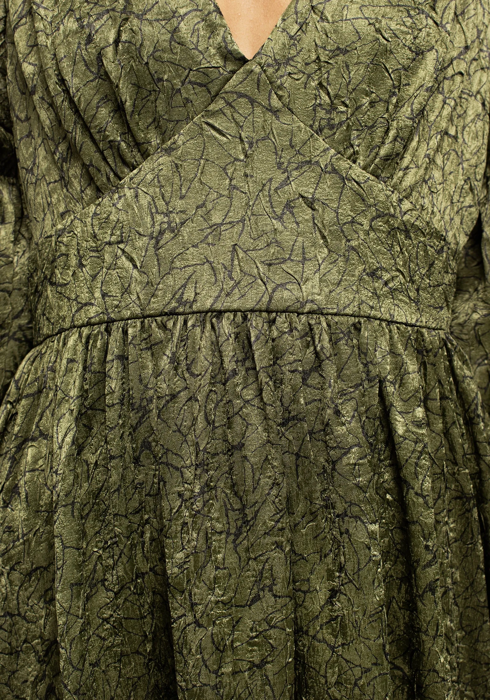 Arda Virago Sleeve Mini Dress Simple Elegance