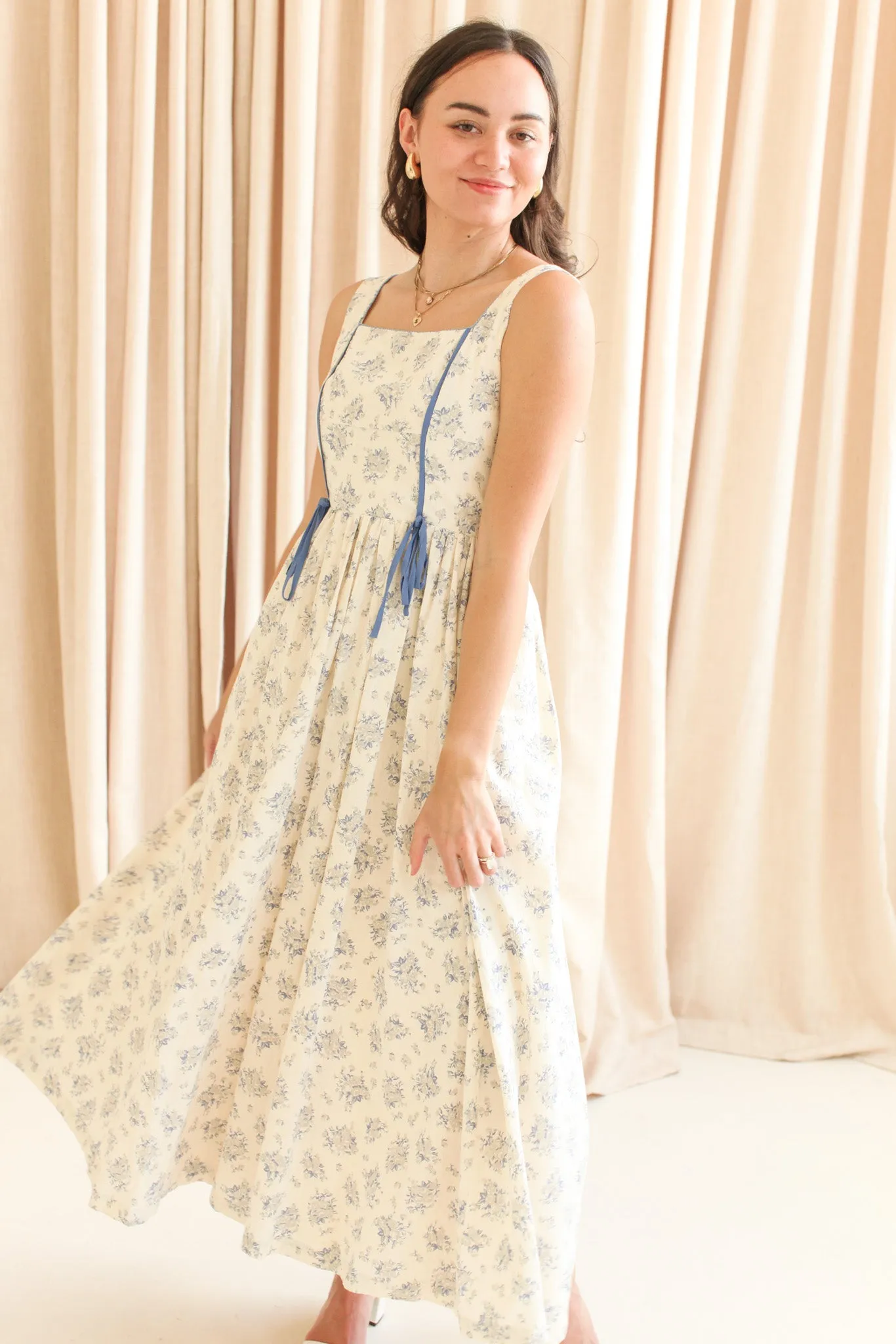 Flattering Look Wear Heart Glow Isla Floral Tank Dress