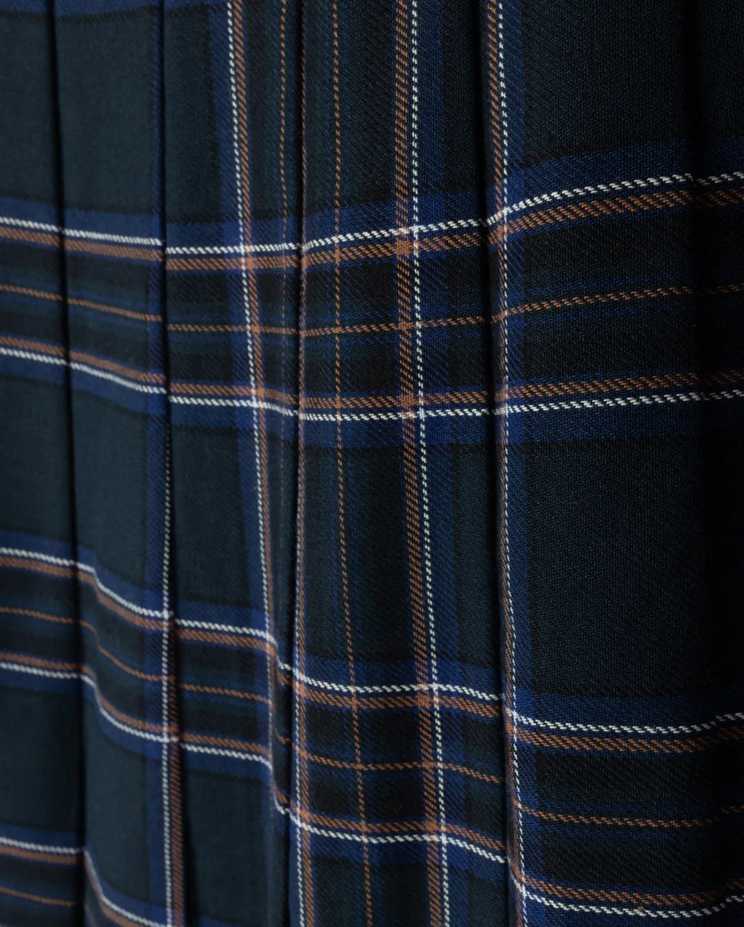 Chic Mood Twist Front Colorful Plaid Skirt