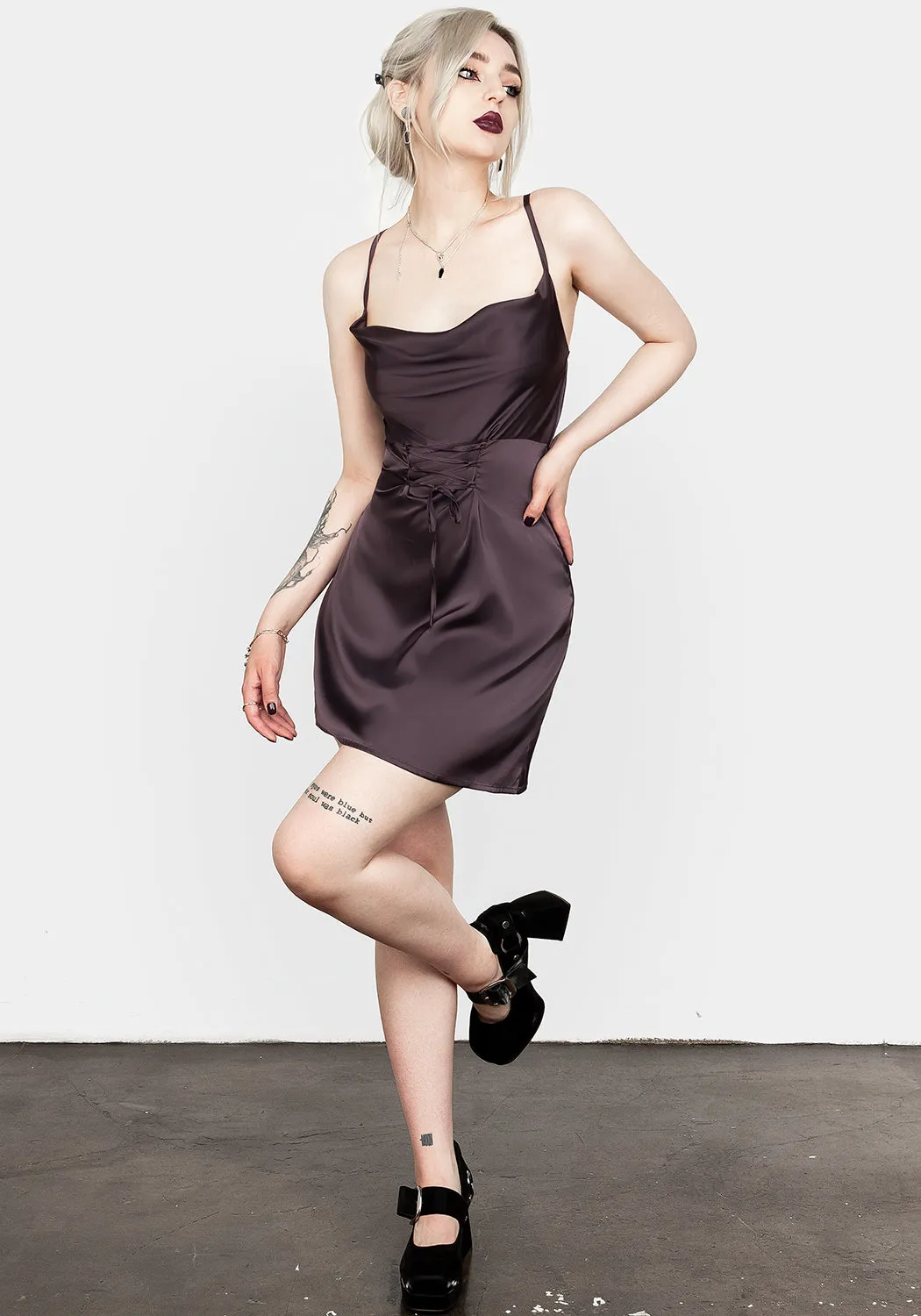 Timeless office dress BOULEVARD MINI COWL DRESS