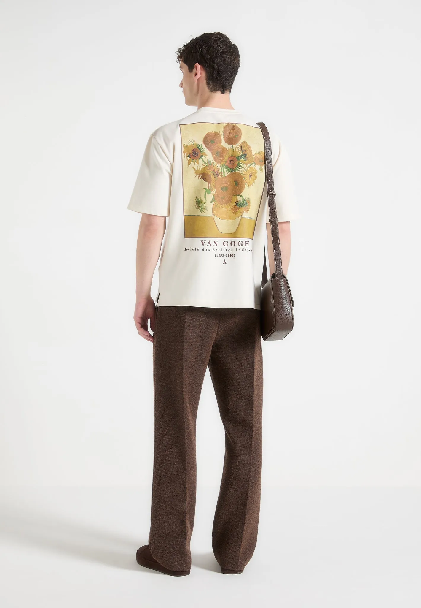 Sunflowers - Van Gogh T-Shirt - Cream Multipurpose Layering Fabric