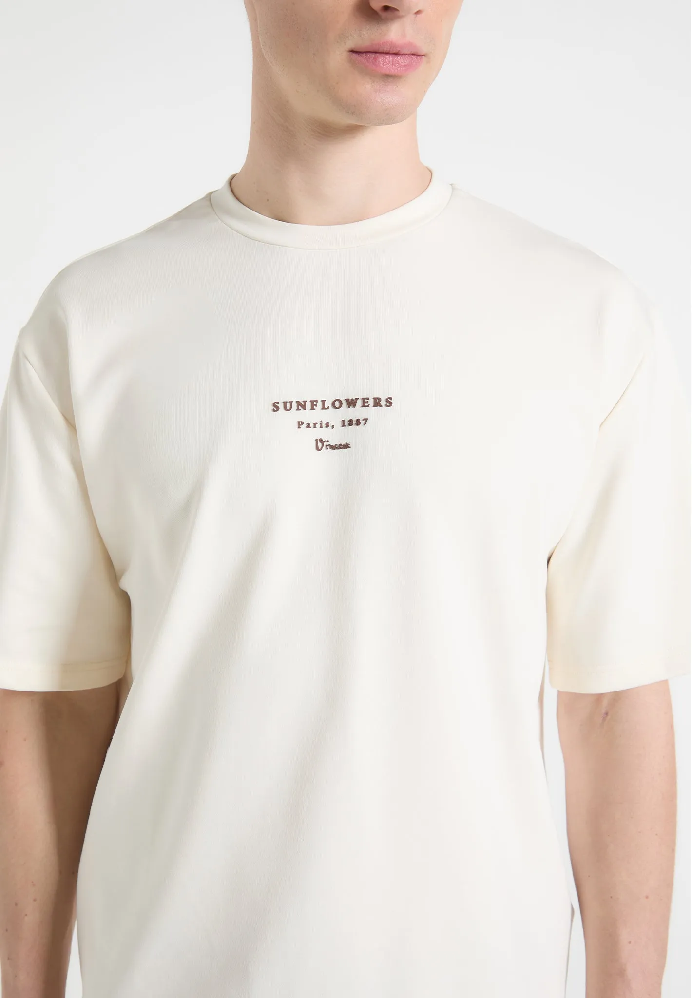 Sunflowers - Van Gogh T-Shirt - Cream Ethical production