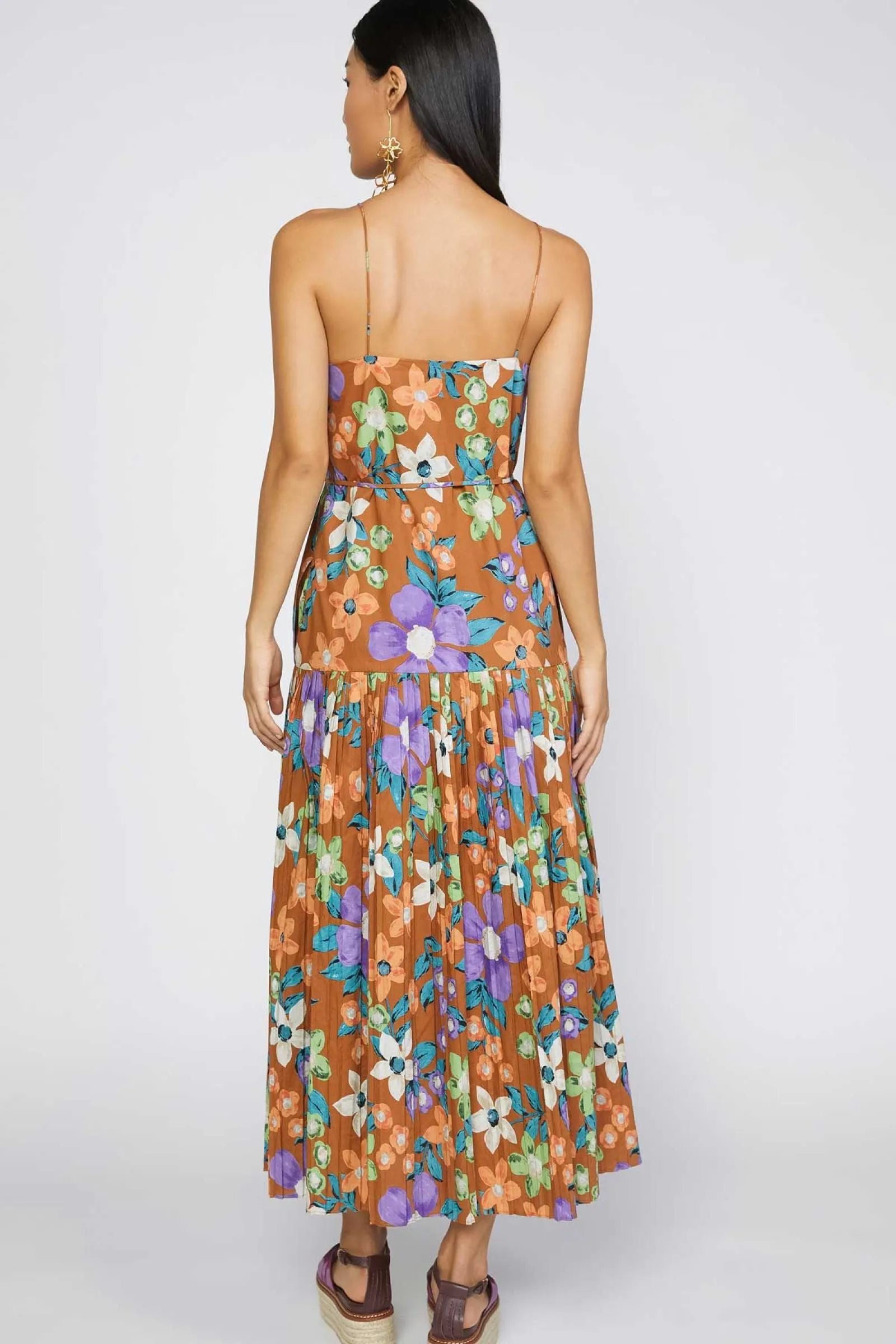 Draped Layer Formal Choice Mia Floral Dress
