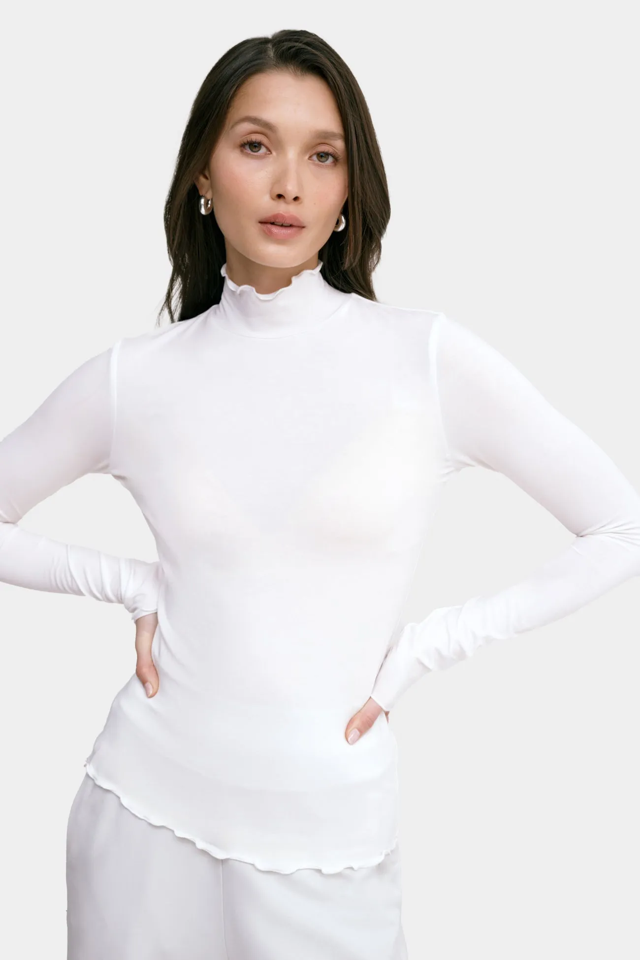 Ventilated Panels StretchComfort Forsythe Turtleneck
