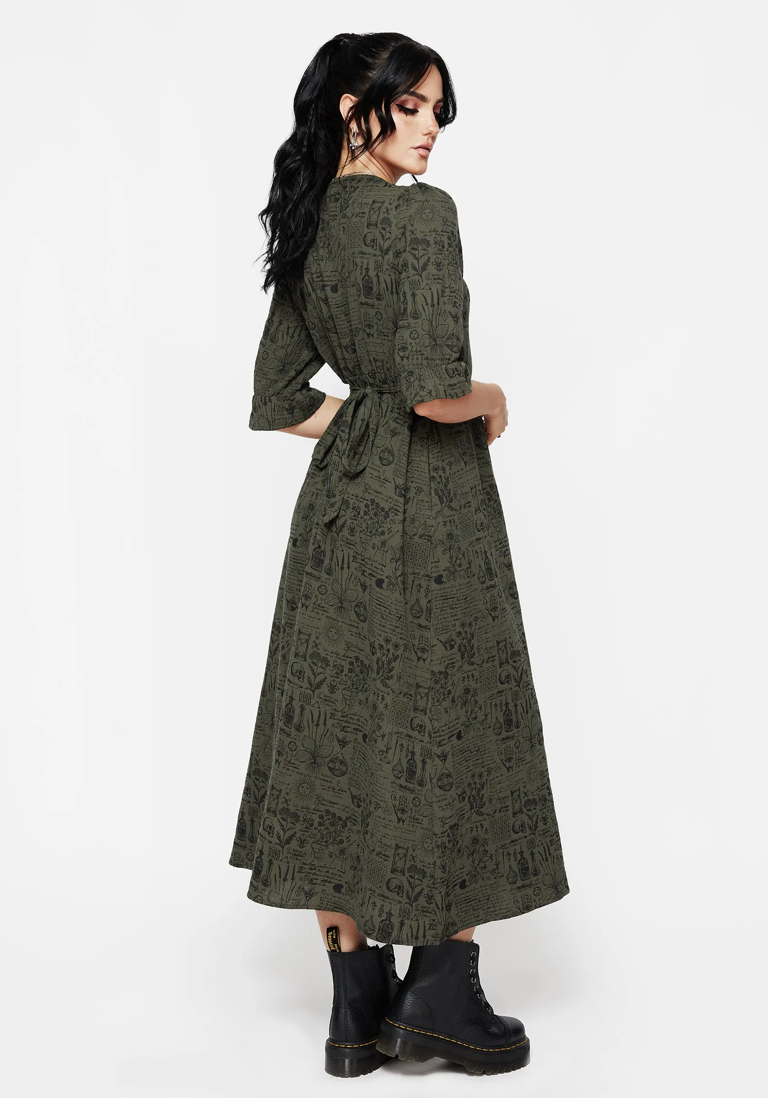 Taddea Cotton Button Up Midaxi Dress All Moments