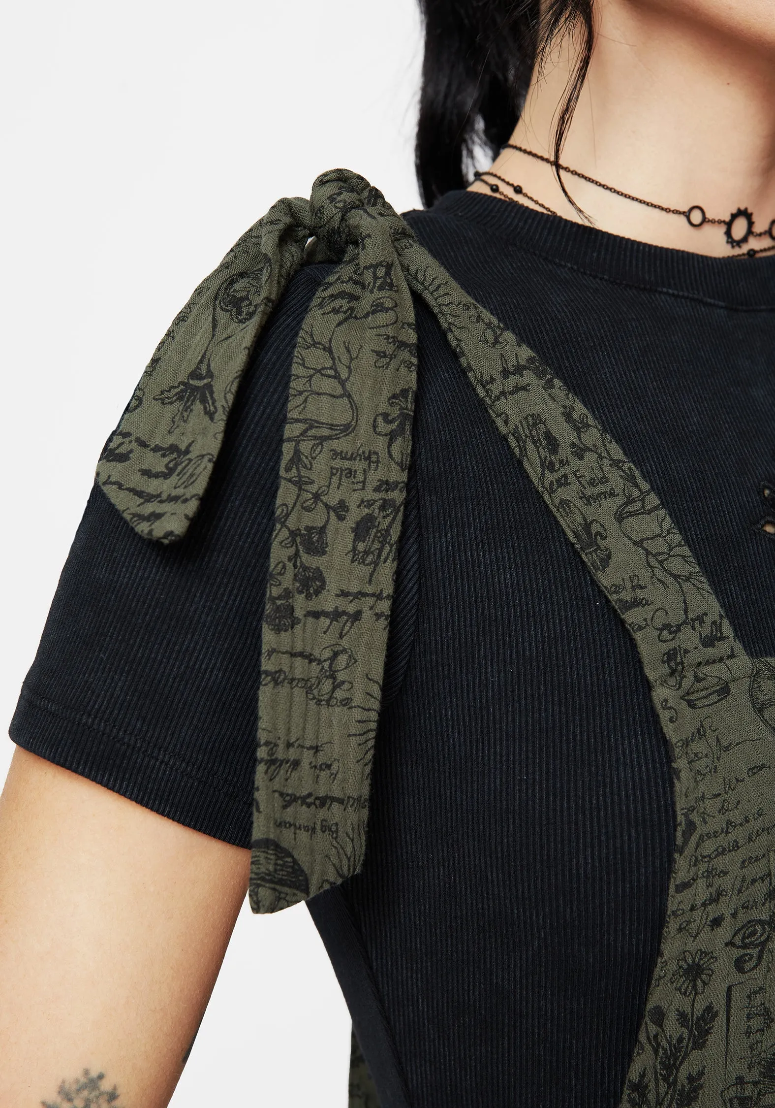 Taddea Cotton Relaxed Tie Detail Jumpsuit SecureZipperClosures Active Comfort Wear