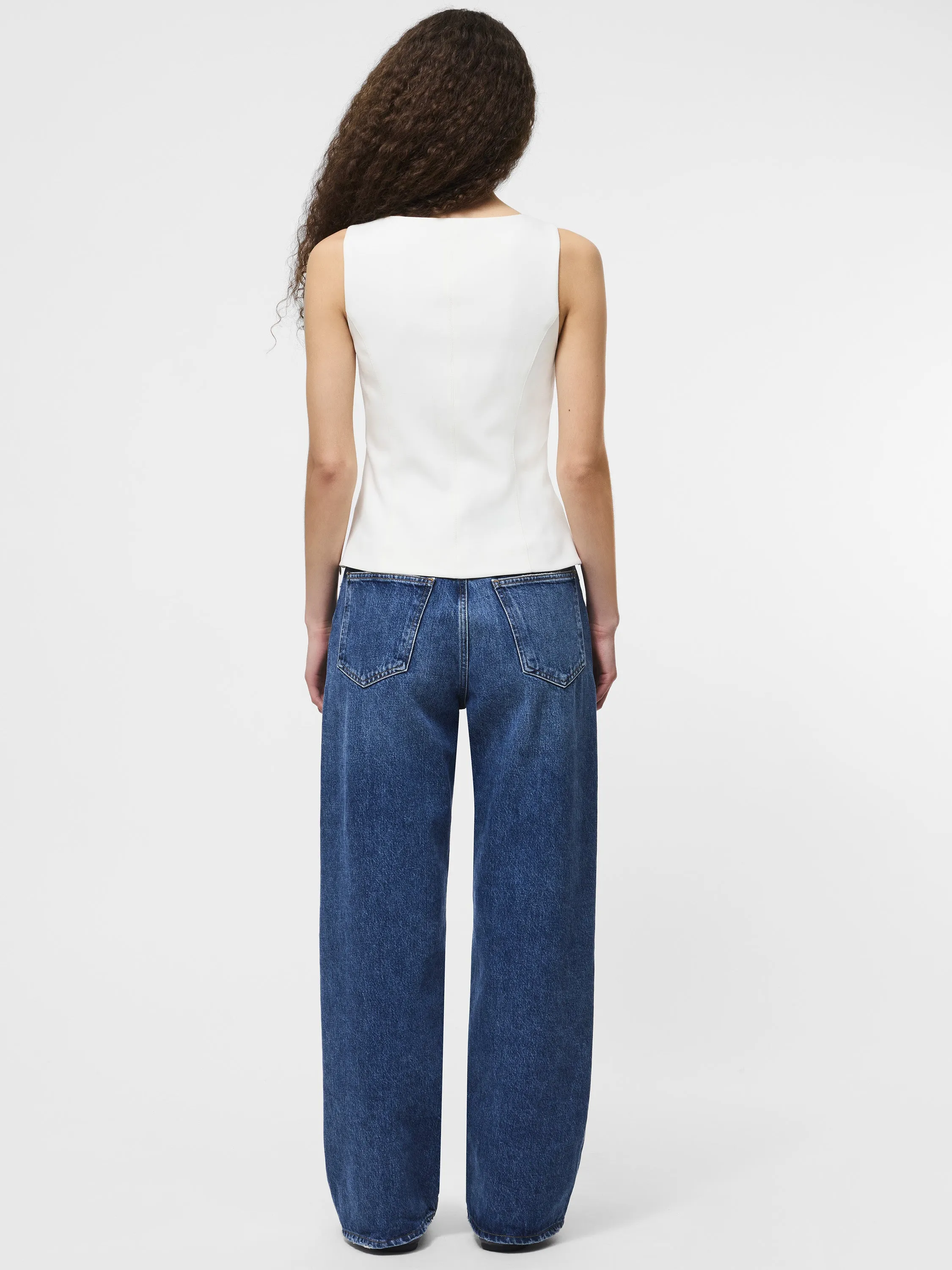 Azra Twill Two Pocket Top Loose cut