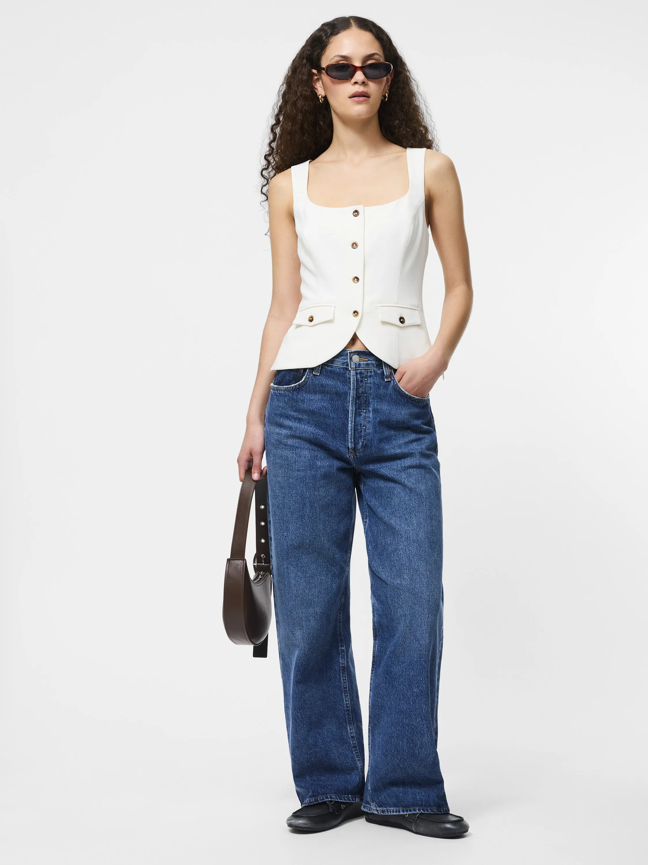 Rubberized grip Azra Twill Two Pocket Top