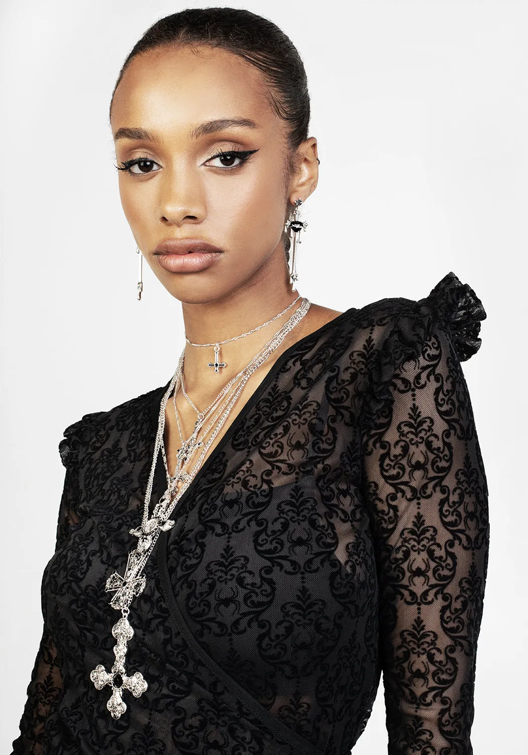 Delena Maxi Wrap Dress Soft Cut