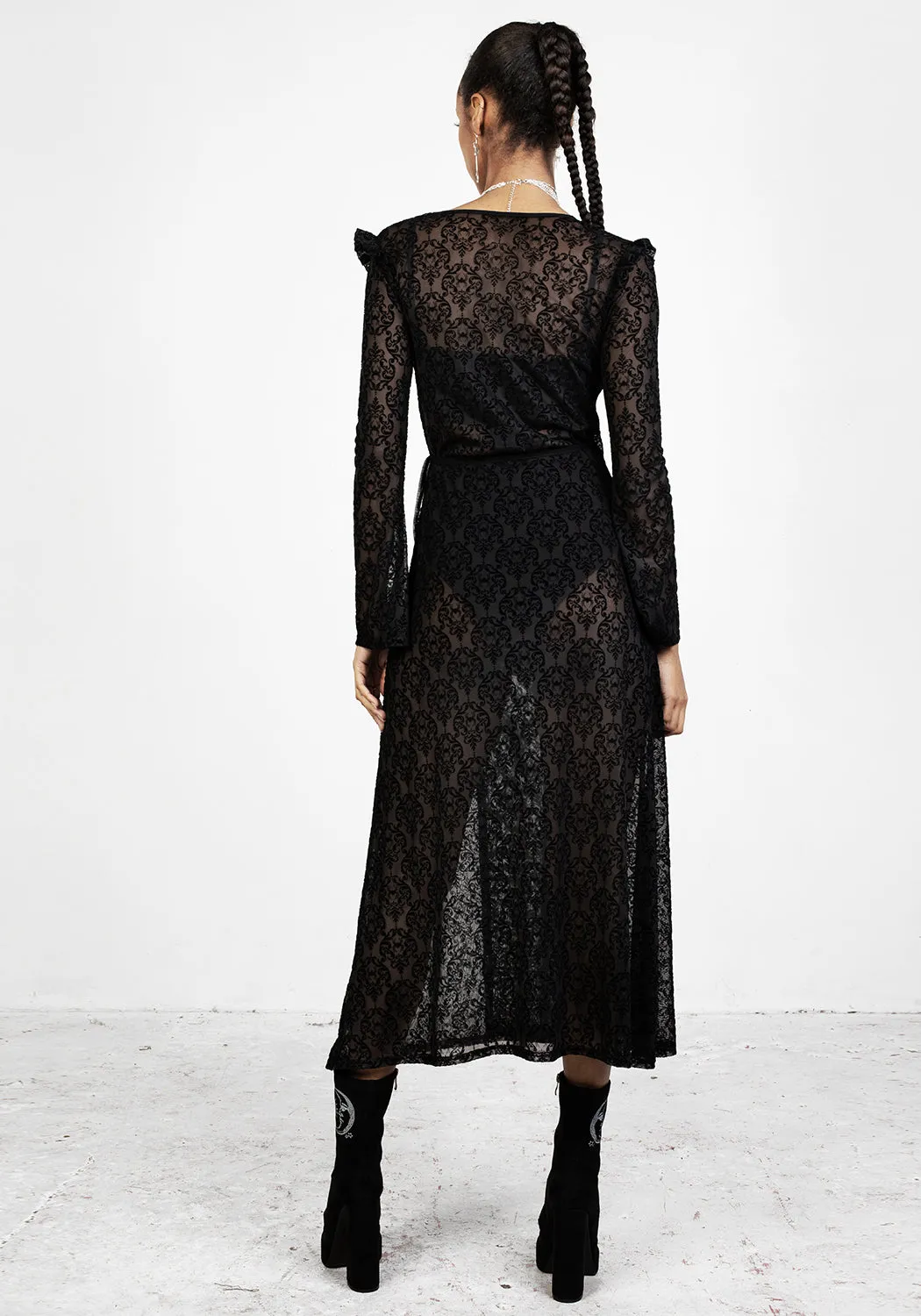 Pure Vibes Delena Maxi Wrap Dress