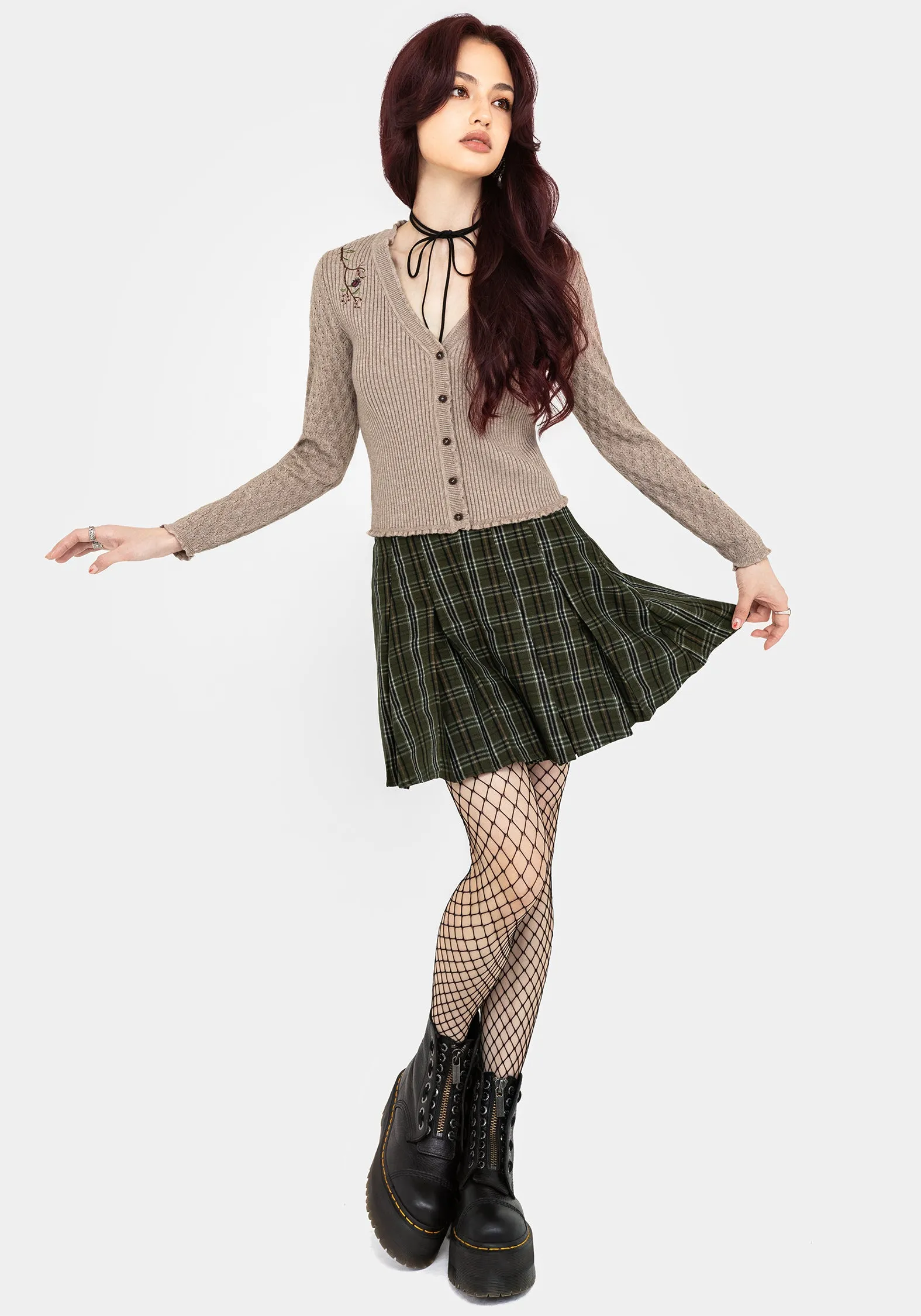 Home Comforted SweaterSpecific Detergent Guide Tantra Floral Beetle Embroidered Cardigan