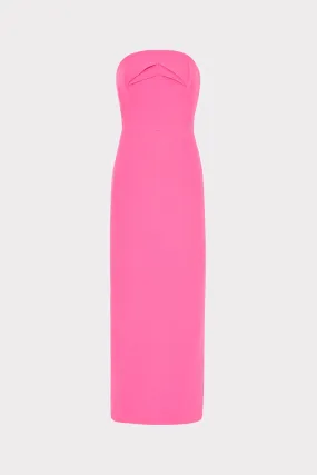 Taylor Triangle Pleat Cady Dress Versatile Design Versatile Fit