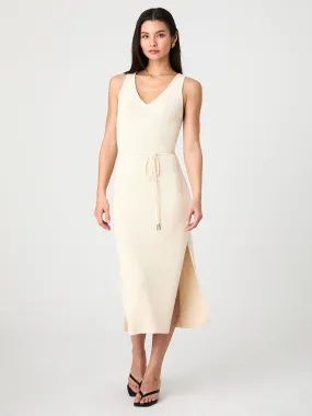 Elegant Fabric Terry Spun Midi Dress