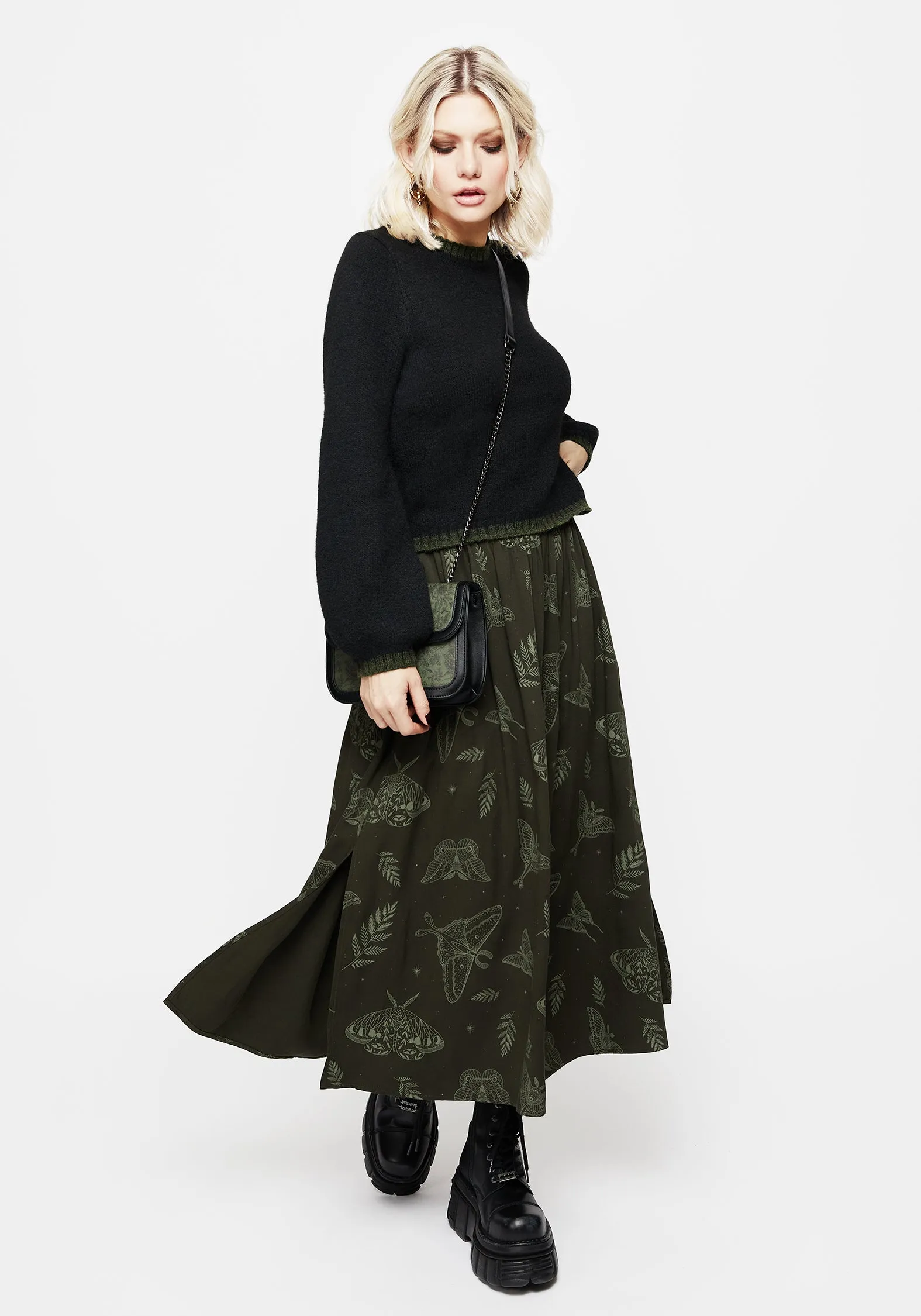 Kelly Knit Crew Jumper Neutral Style