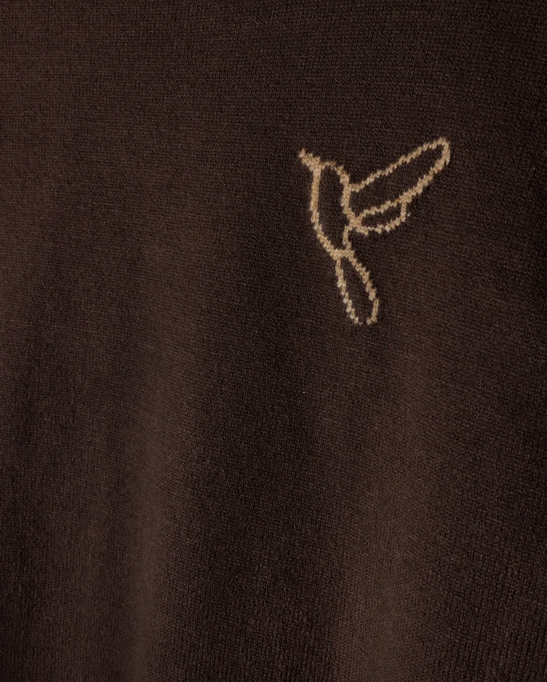 Flower Embroidered Crew Neck Snuggly Design Classic Winter