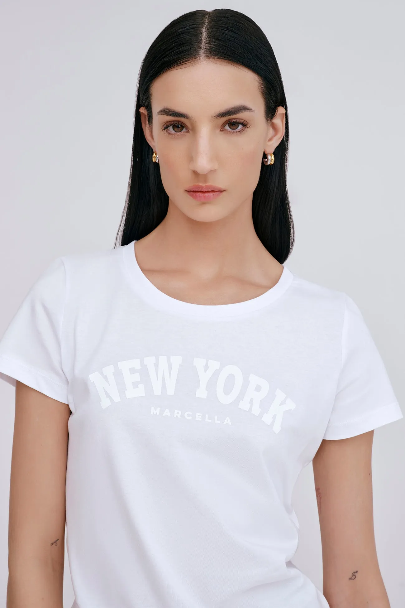 The Monochrome New York Tee Hypoallergenic Fiber