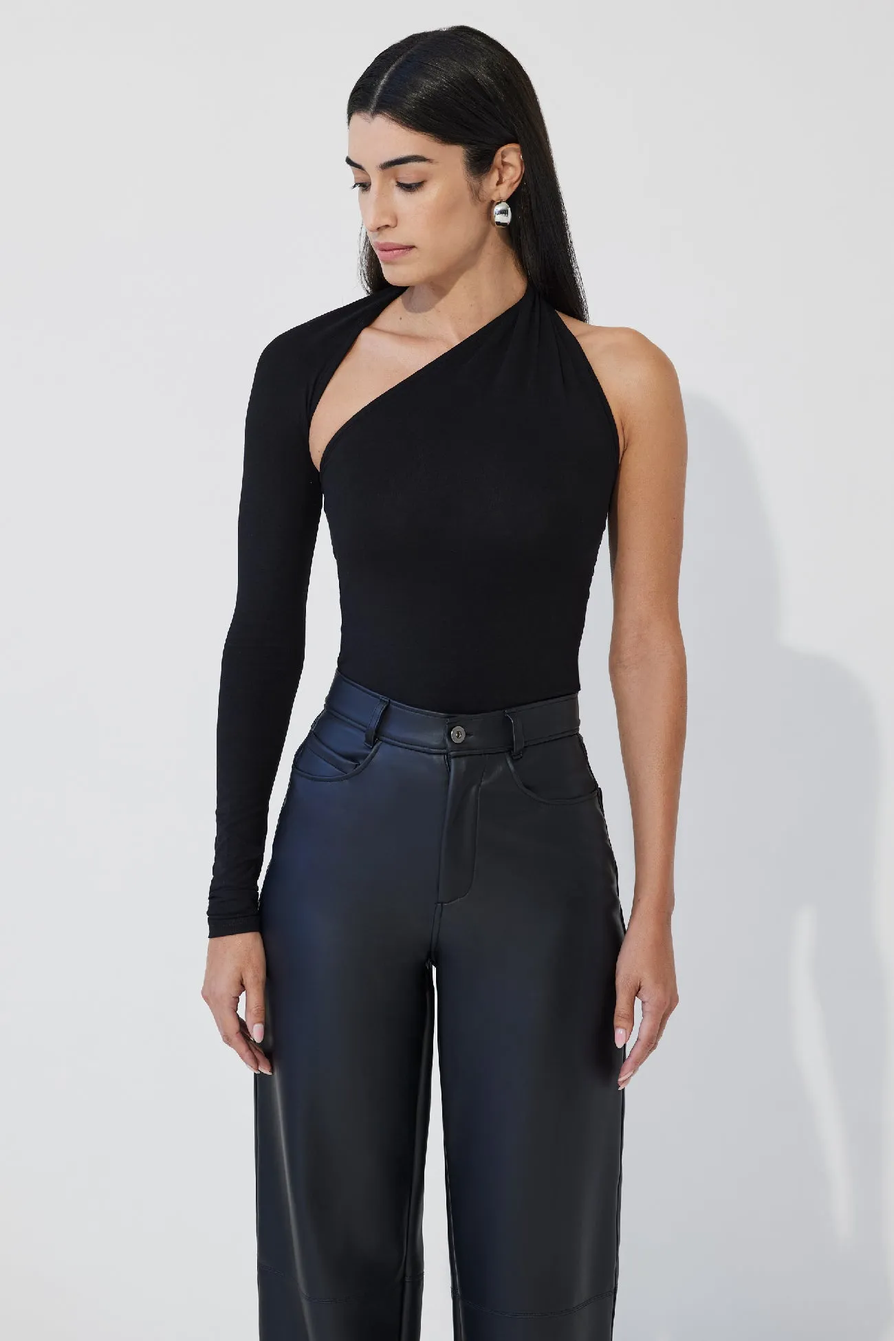 Manhattan One Shoulder Top Thermoregulating Fabric