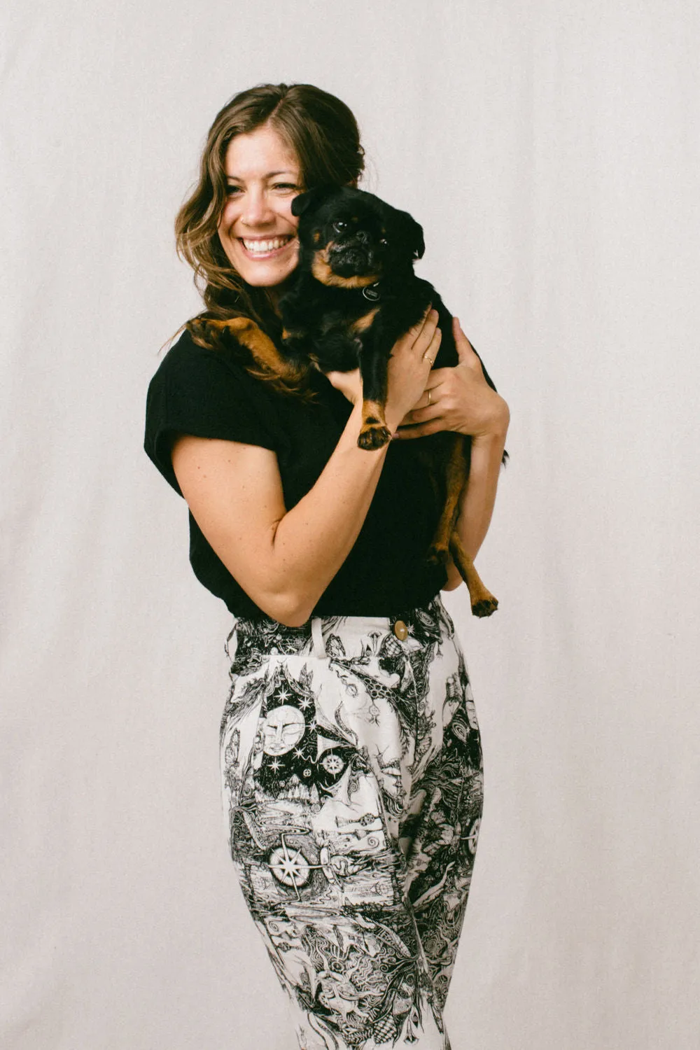 Perfect Pant 2.0 in Earth Worship Linen Comfortable Leg