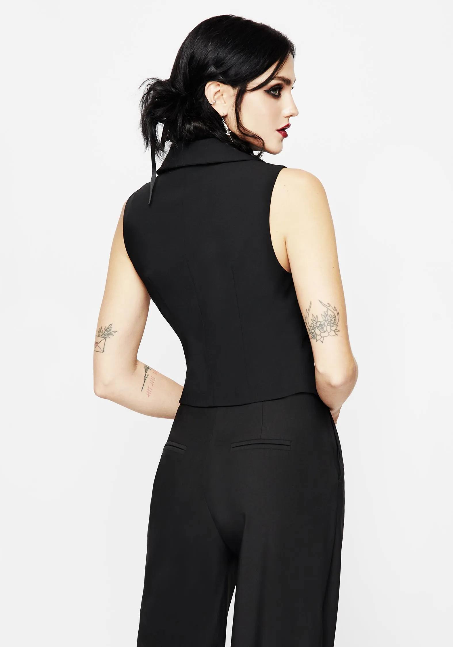 TemperatureRegulating Material Moonage Asymmetric Waistcoat