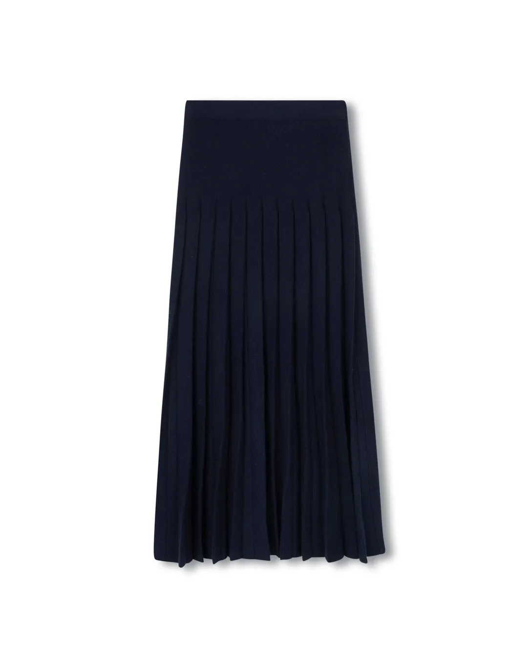 Thick Knit Pleat Skirt Chafe Resistant