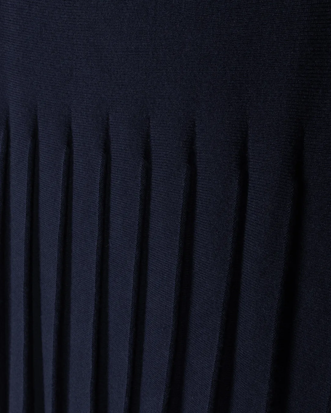 Thick Knit Pleat Skirt Chic Tones Cruise Attire