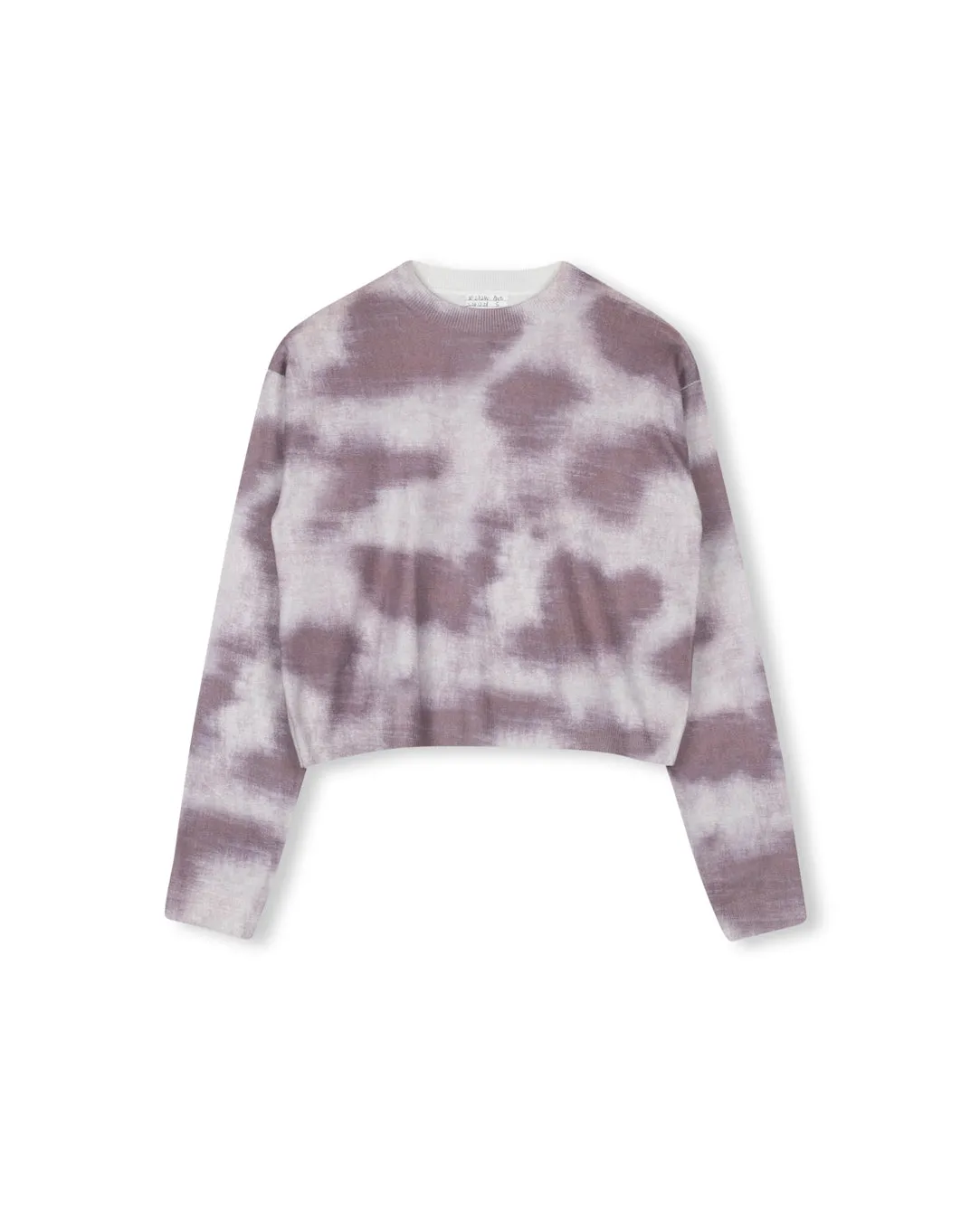 All Season Knitwear Tie Dye Crew Neck
