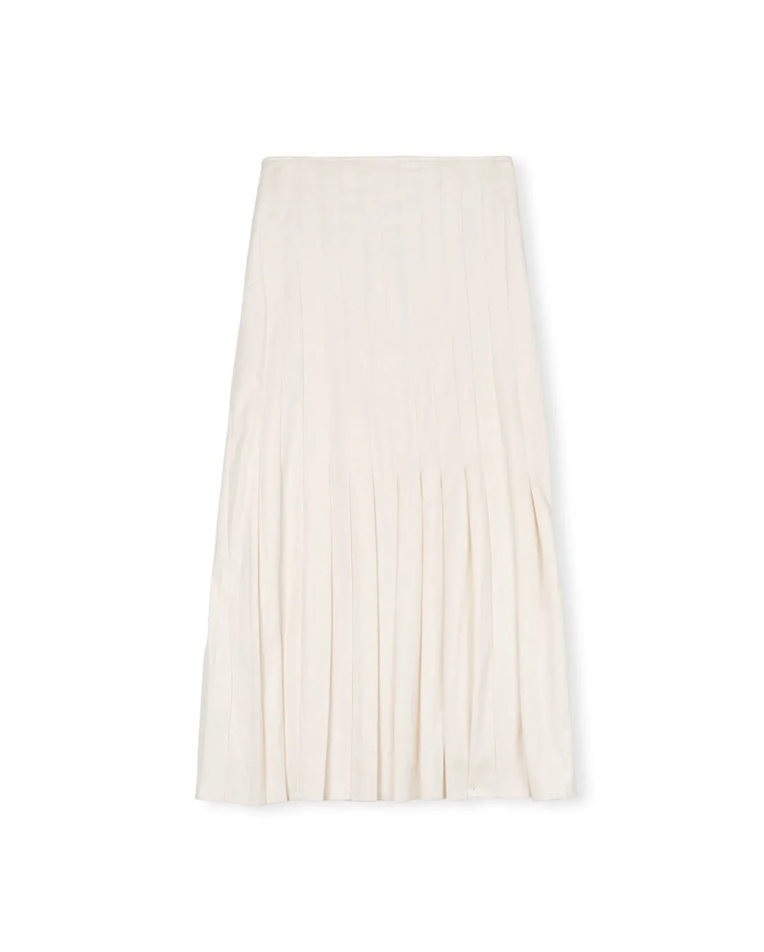 Wiltshire Closed Pleat Maxi Skirt Earth Tones