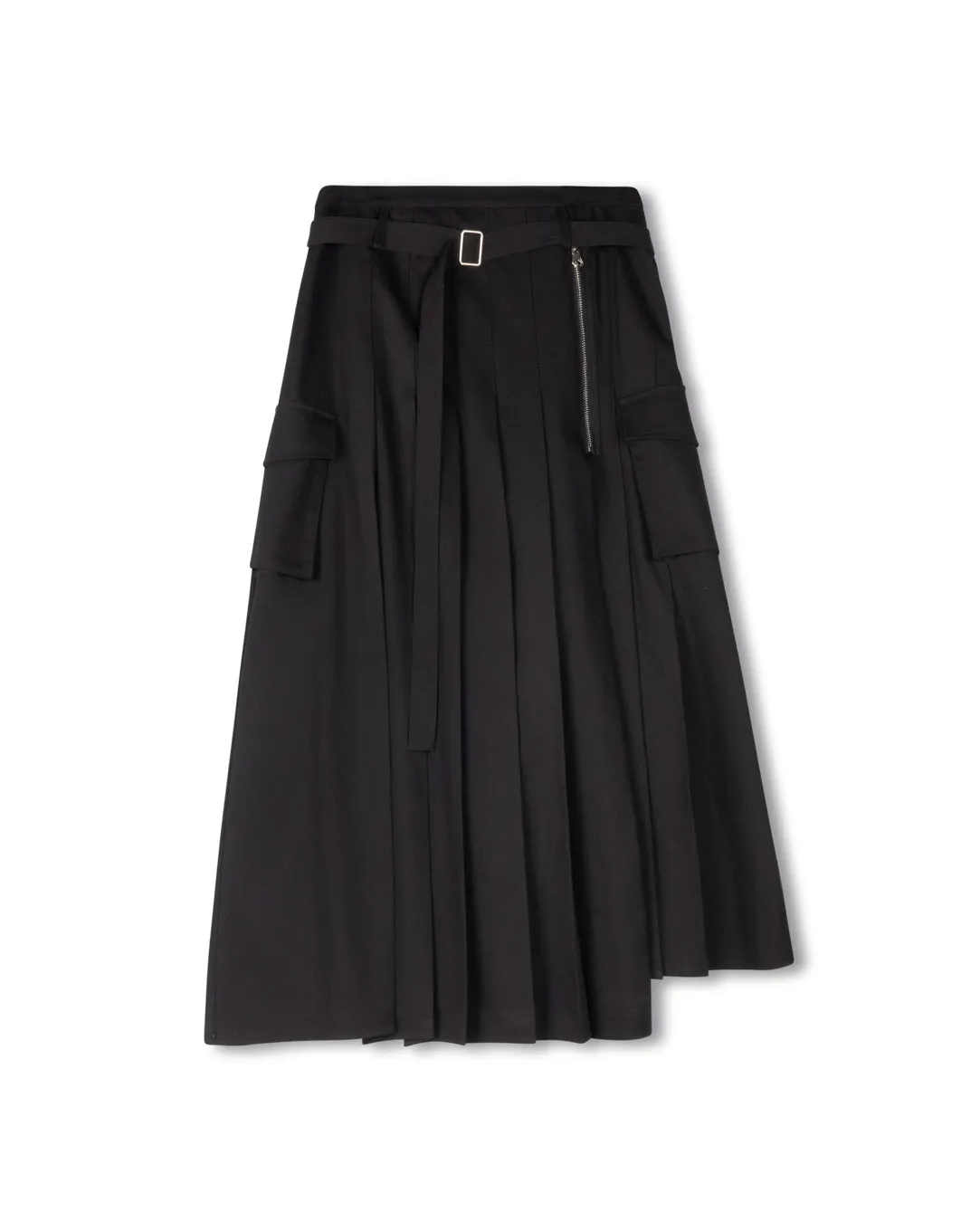 Easy Layers Pleated Wrap Skirt