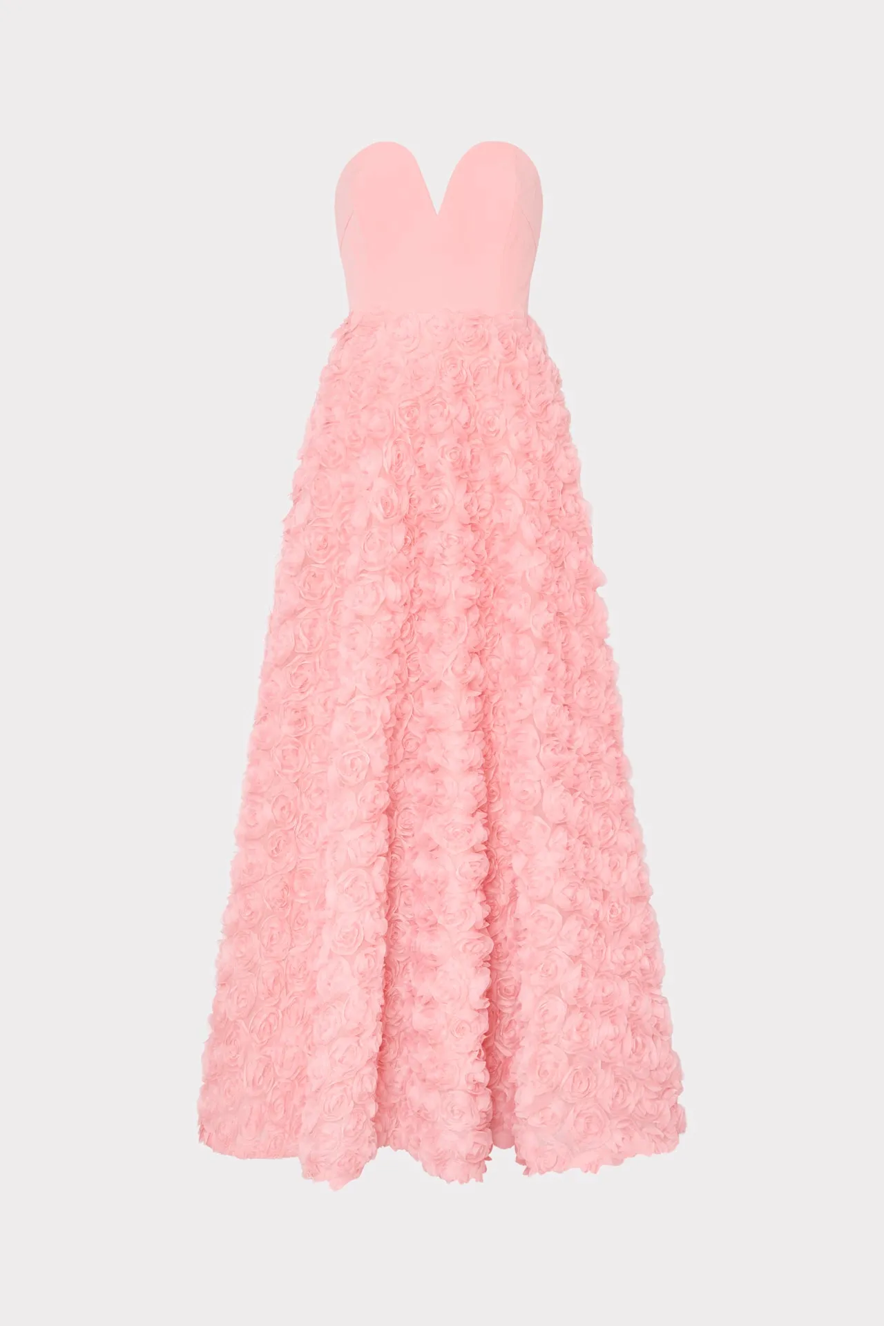 Chill Moment Bell Mesh Rose Gown