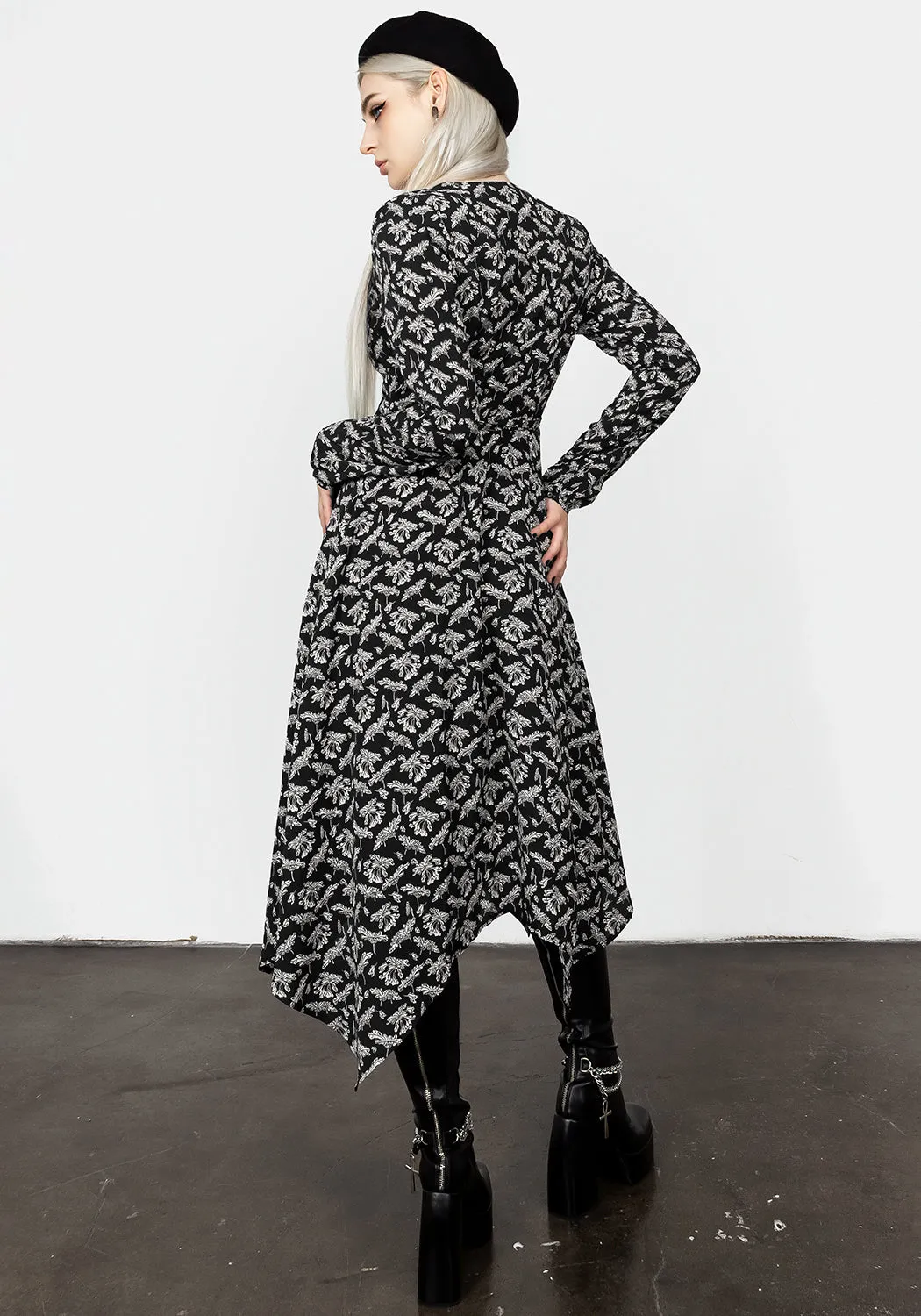 Titania Wrap Handkerchief Dress Light and Comfortable Cozy and Comfortable