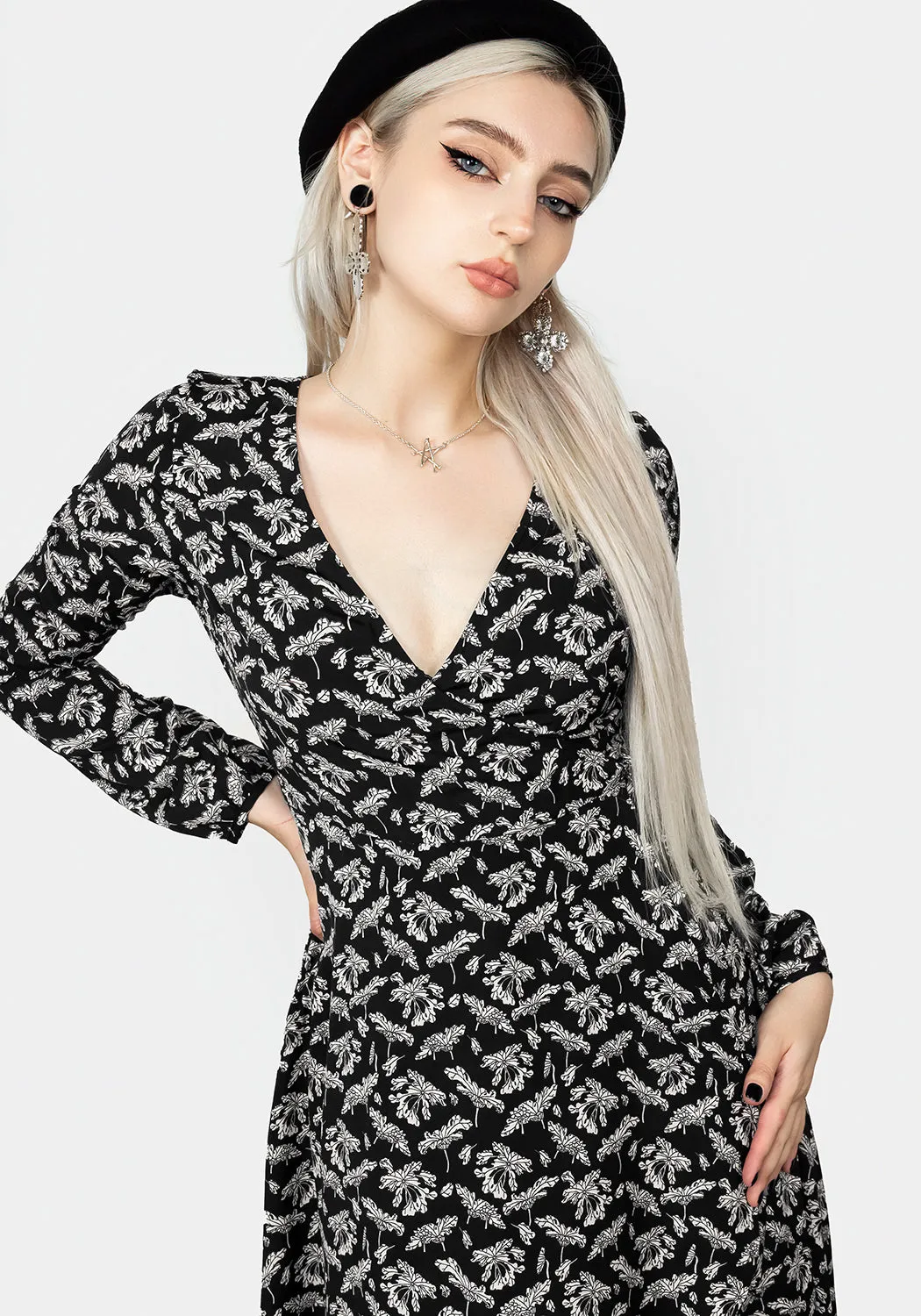 Comfortable Layer Titania Wrap Handkerchief Dress