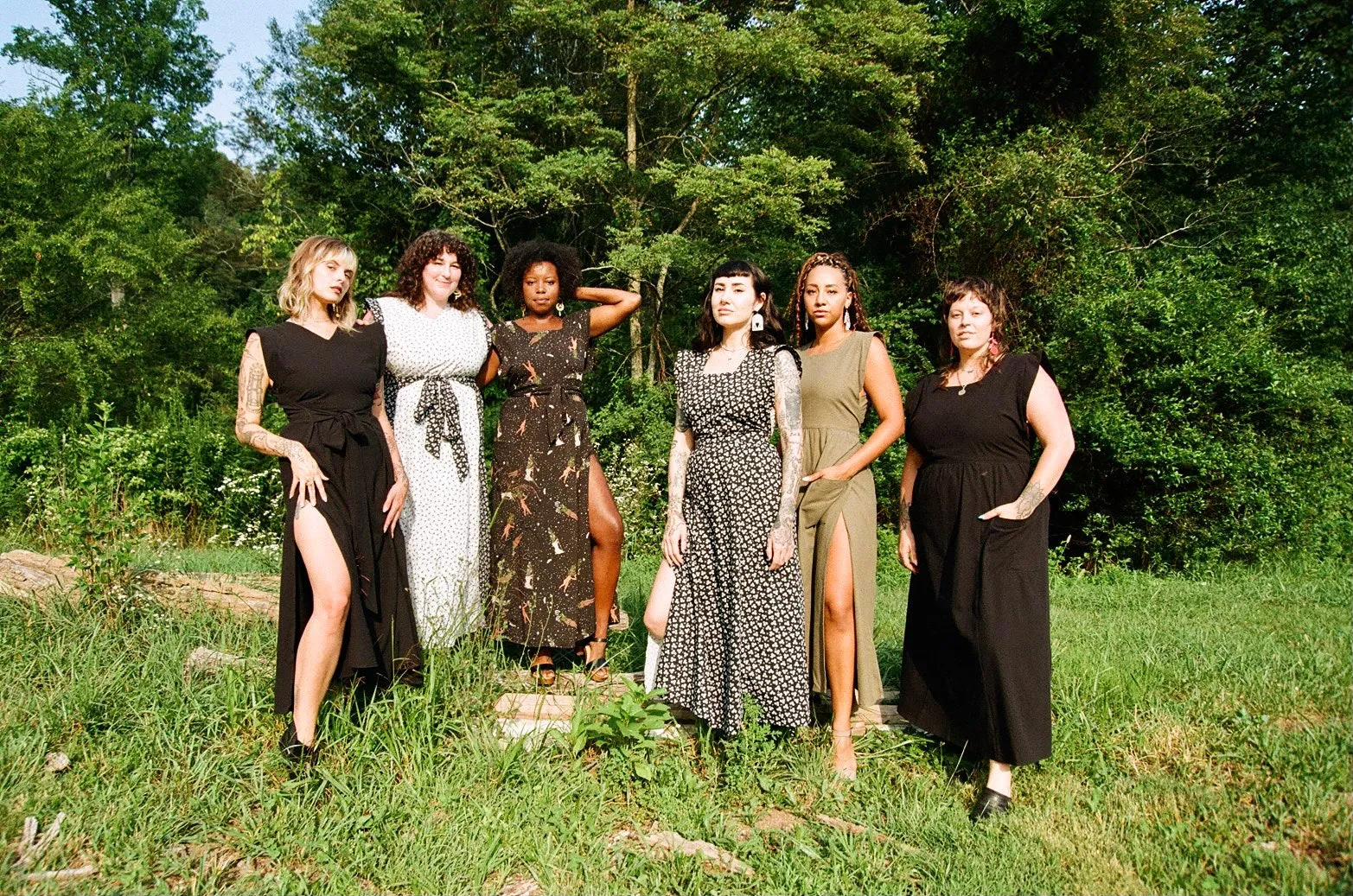 Light As Air Ivy Dress in Olive Linen