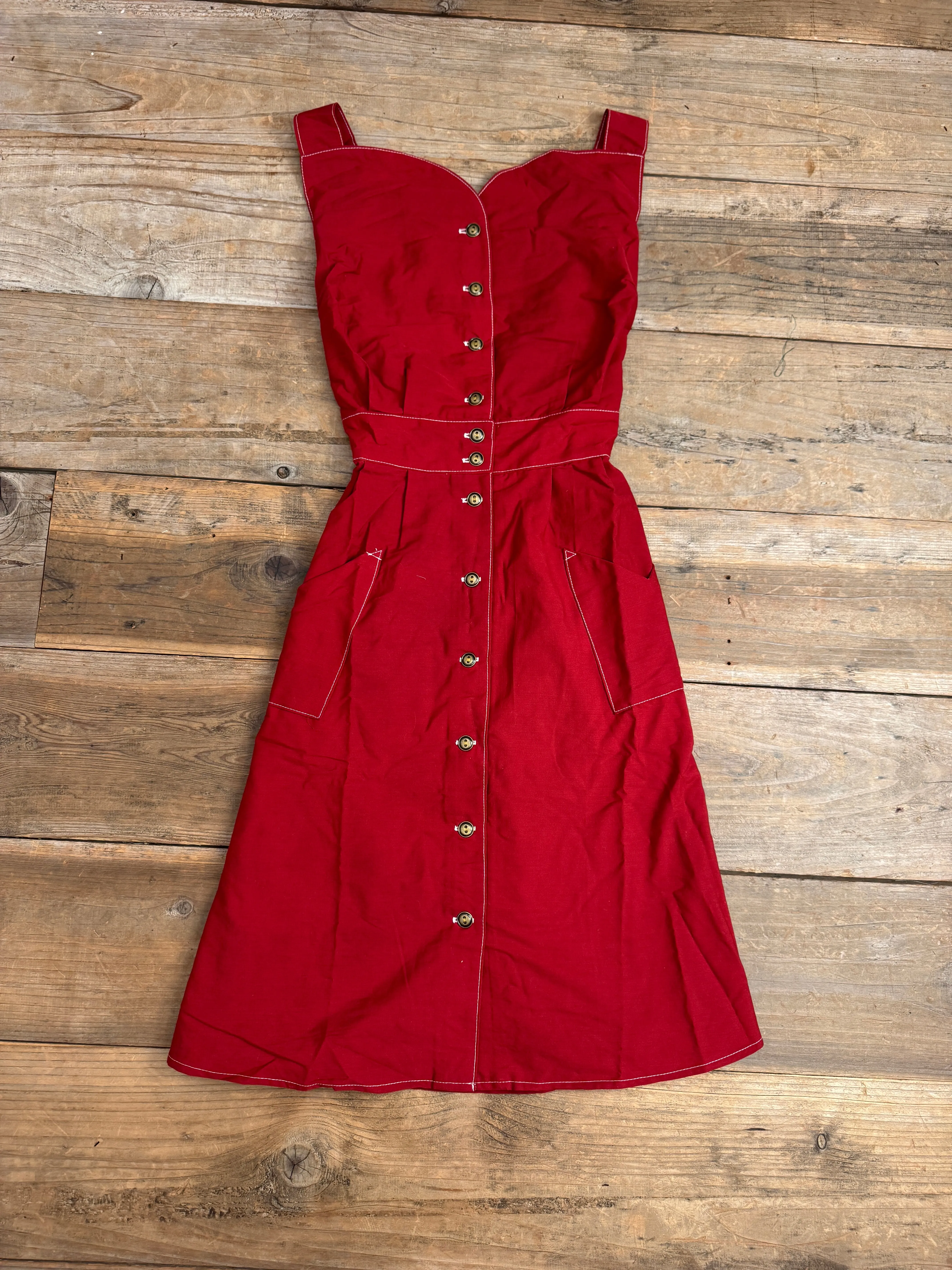 Smile Feel Cotton Skin Sheet Dress in One of a Kind in Large