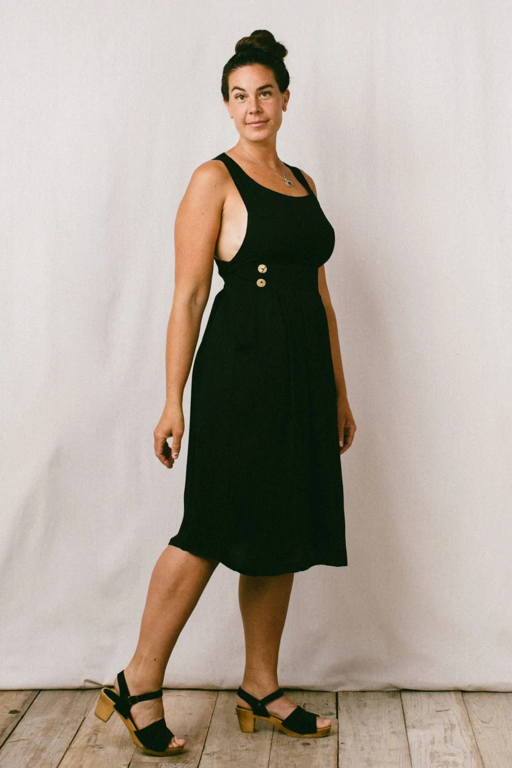 Brigid Jumper in Black Smart Layers