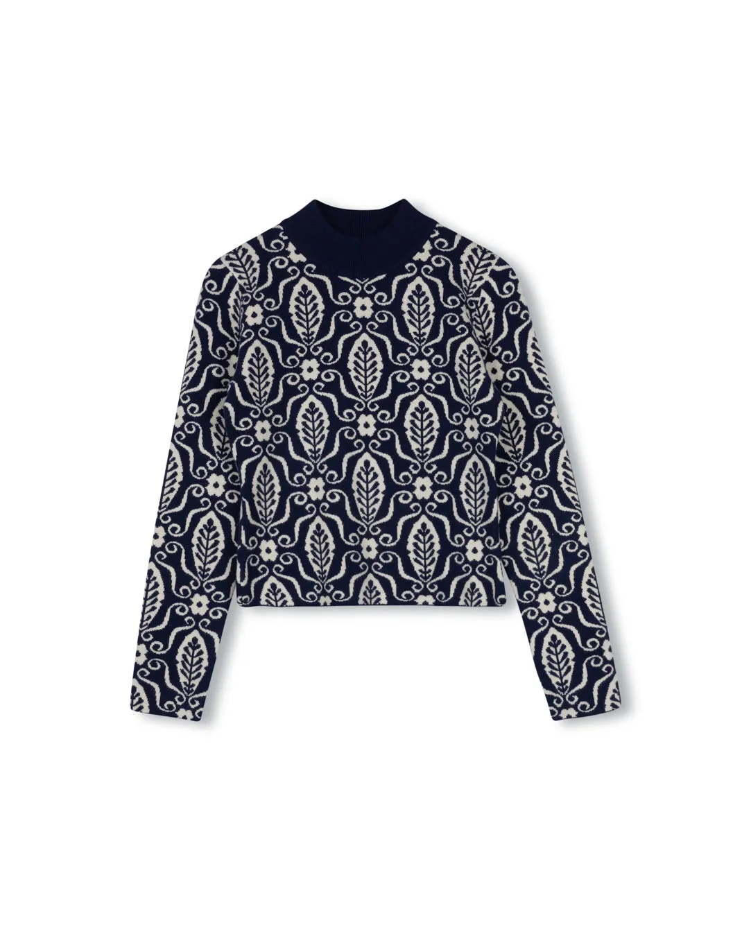 Knitwear Choice Smart Wear Knit Printed Trimmed Cardigan