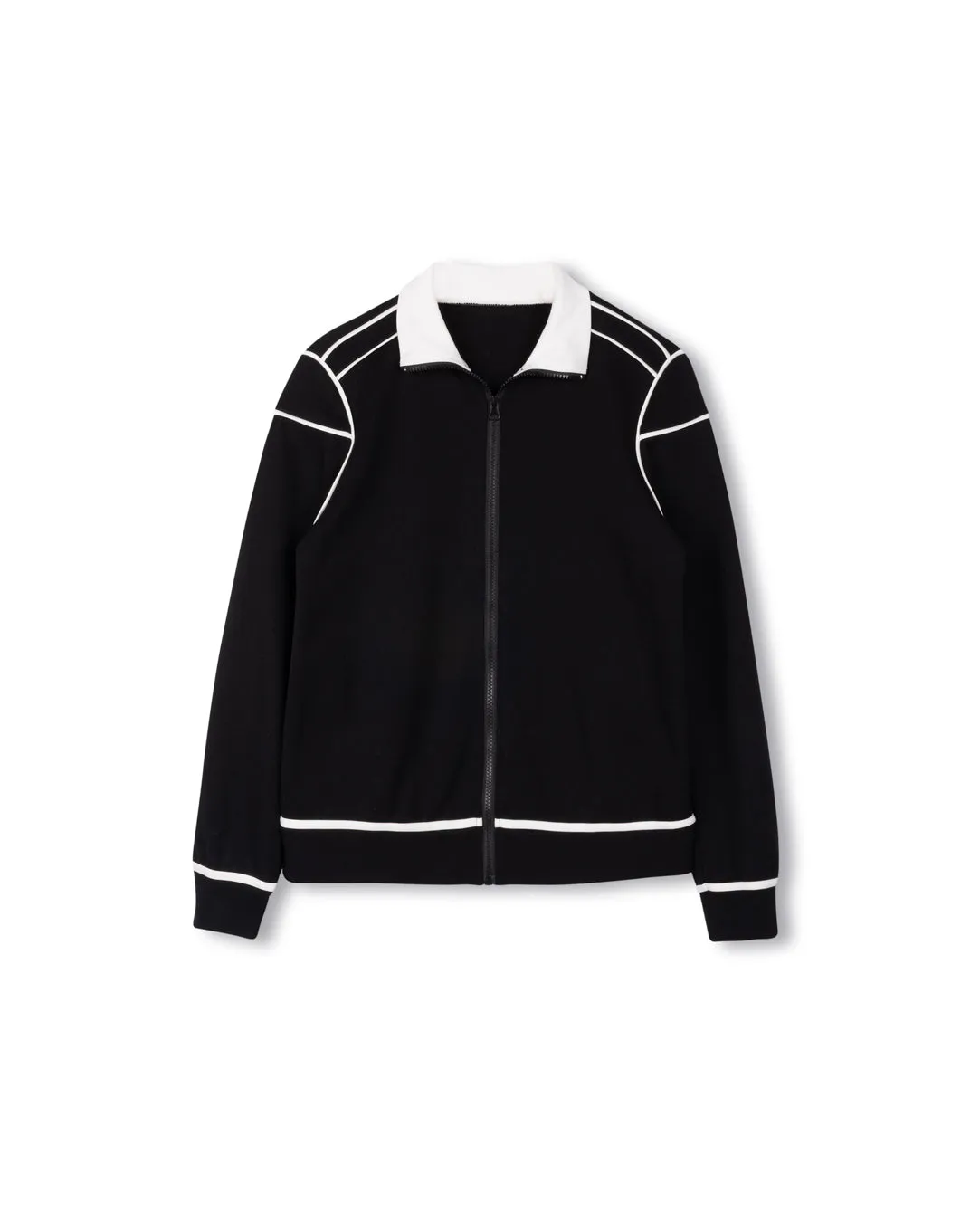 Sustainable Production Certified Trimmed Zip Up Sweatshirt