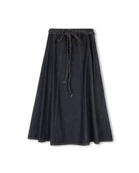 Casual Wear Tappen Braided Belt Skirt