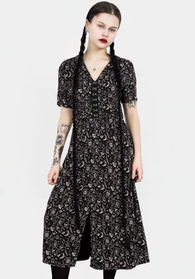Craft V-neck Midi Dress Sophisticated Wardrobe Beautiful floral midi
