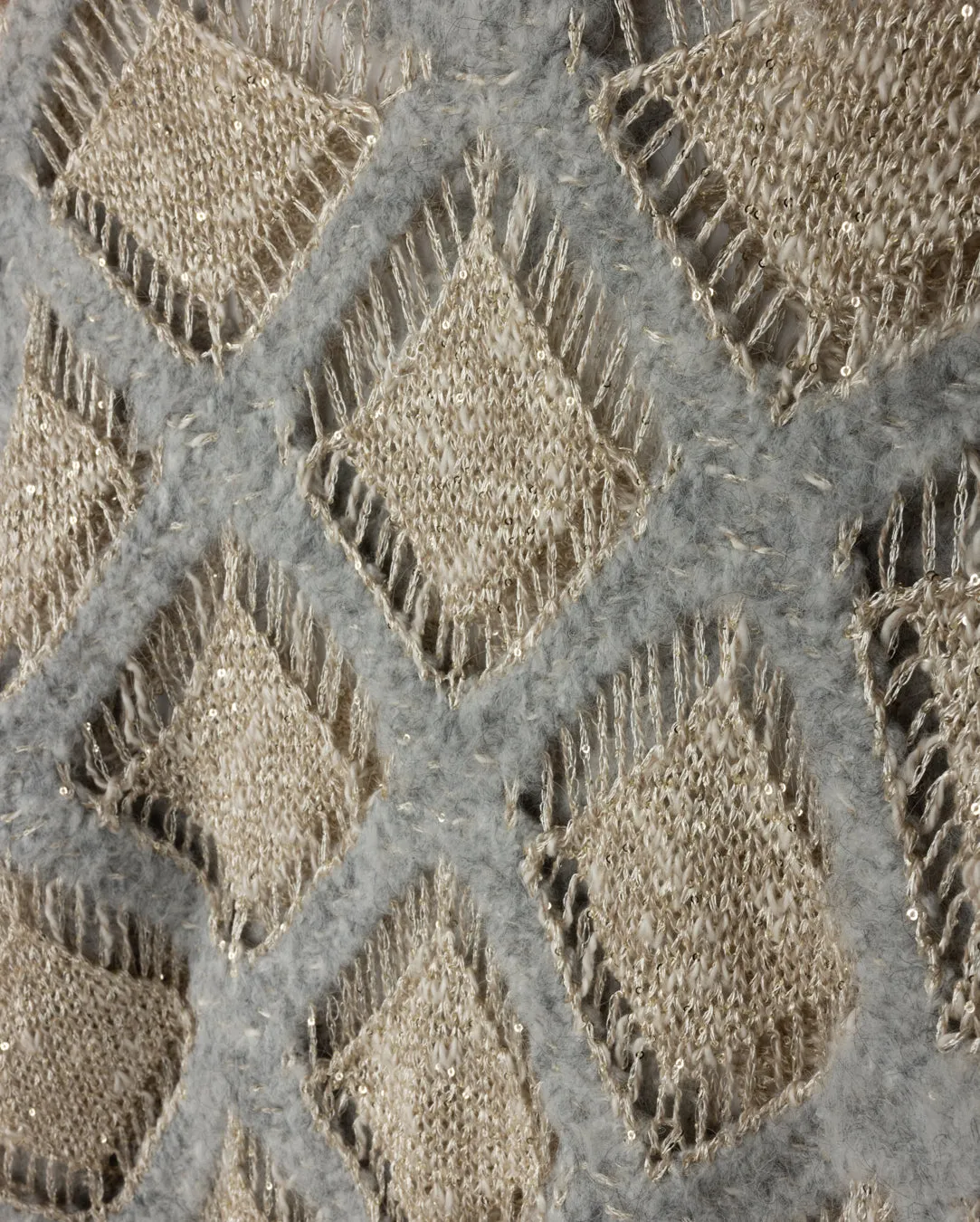 Turtleneck Mesh Knit Sweater Simple Comfort