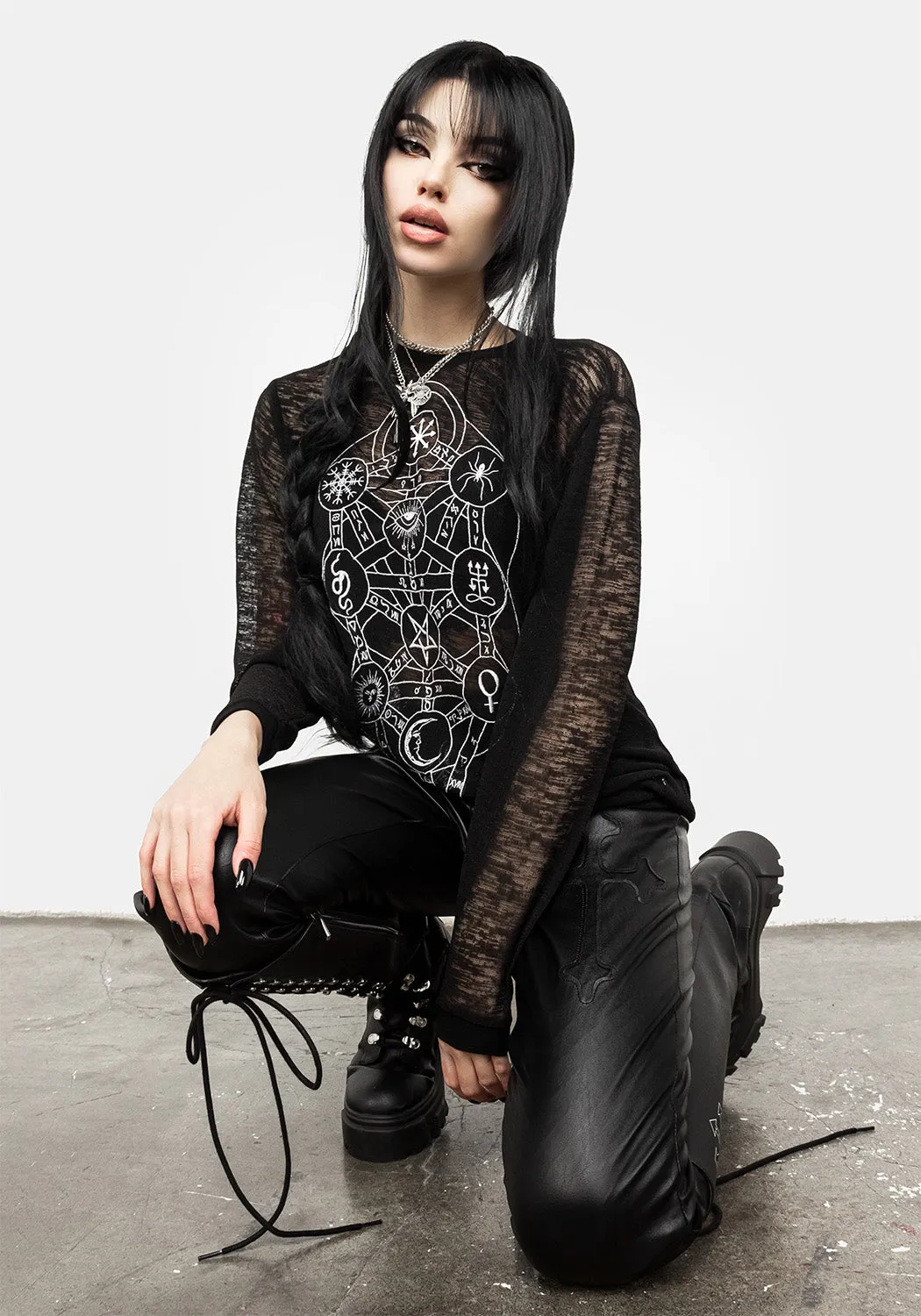 Ventilated Panels Relaxed Outfit DIVINITY JUMPER