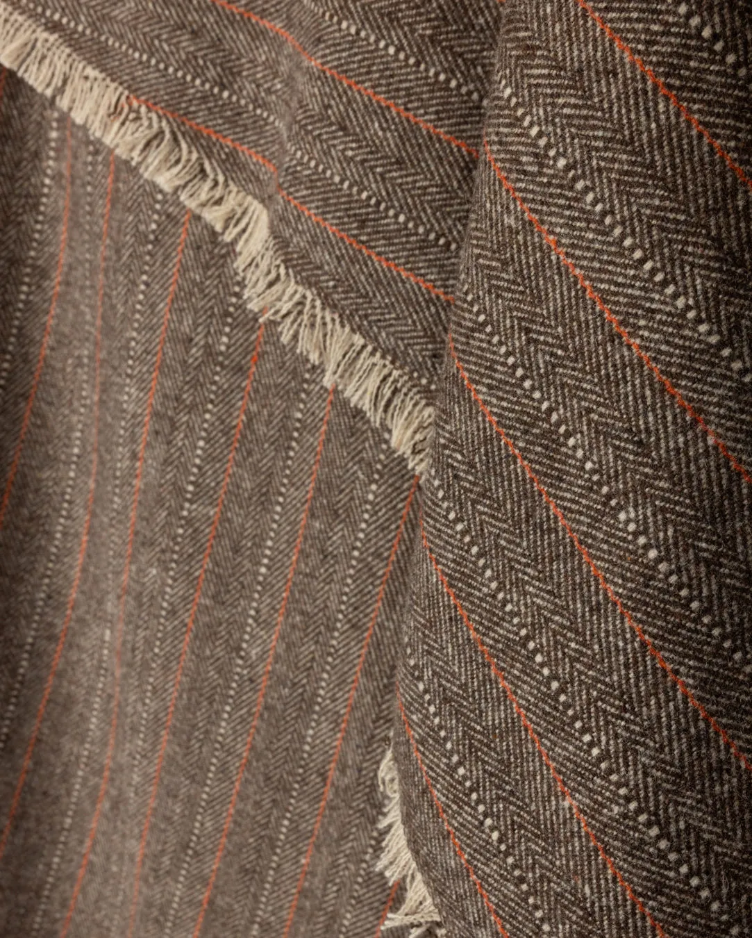 Slow Fashion Tweed Herringbone Skirt