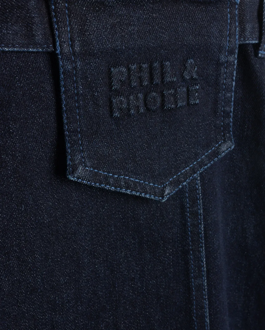 Fresh Aesthetic Davis Pouch Denim Skirt