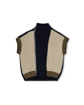 UltraLightweight Two Tone Zipper Vest