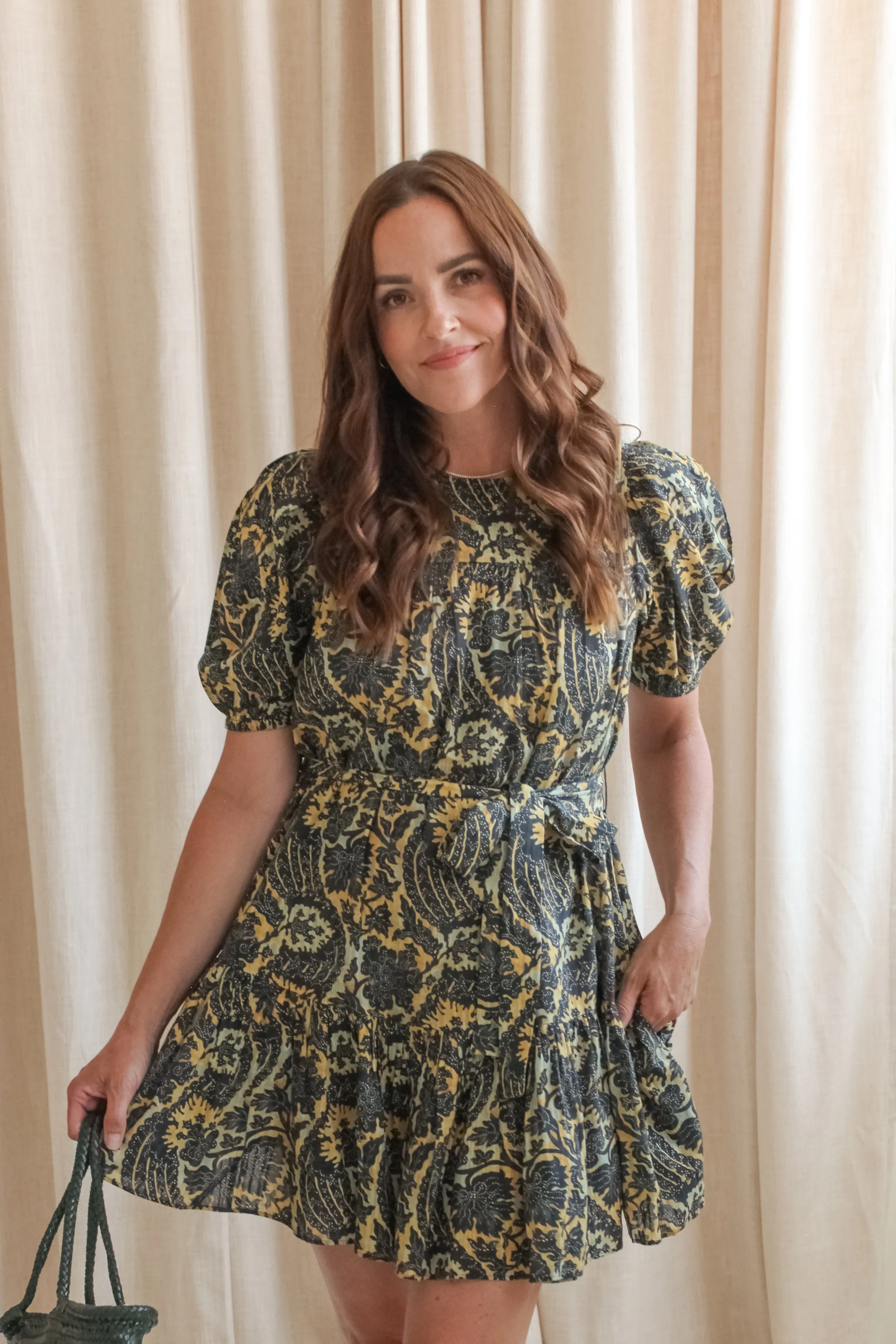 Classy Look Ulla Johnson Rosalie Short Sleeve Mini Dress - Luna