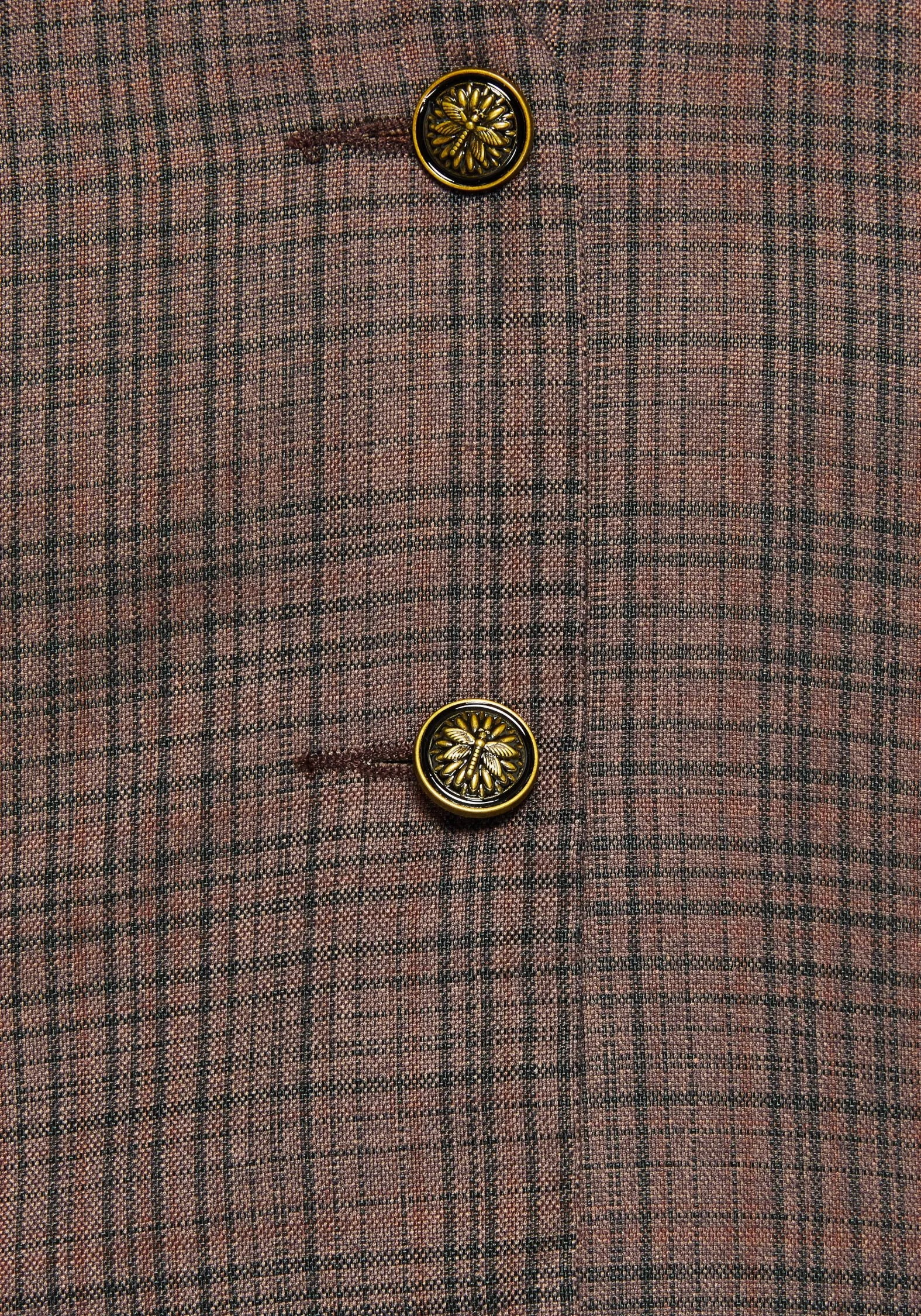 Corbin Check Tailored Waistcoat Buttery Soft Feel Adjustable Shoulder Straps