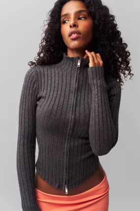 Nell Zip Up Heat Retention Layer Ultra Soft Weave