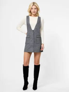 Breathable Wearable V-Neck Apron Mini Dress