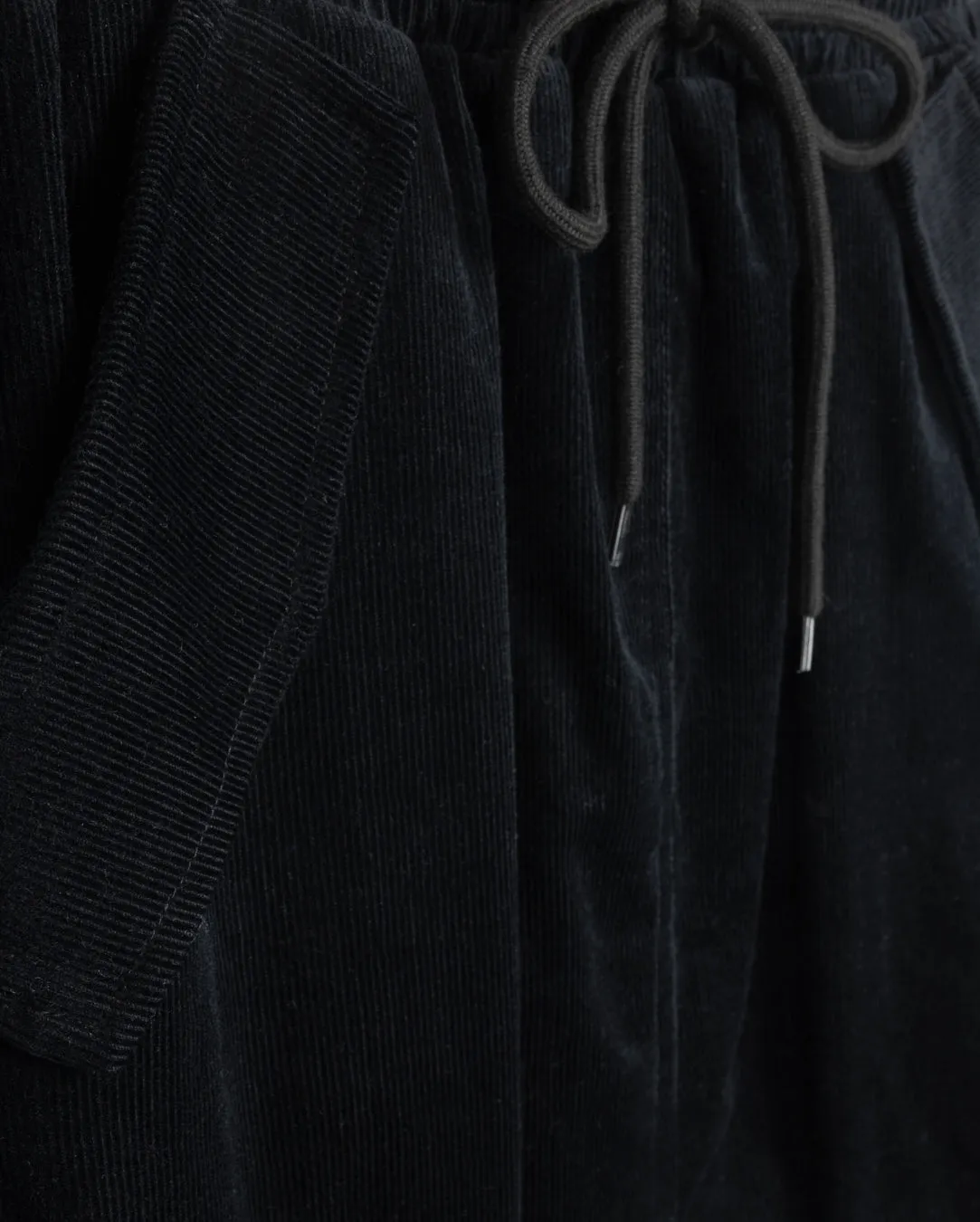 Vato Corduroy Drawstring Cargo Pocket Skirt Velvet Finish