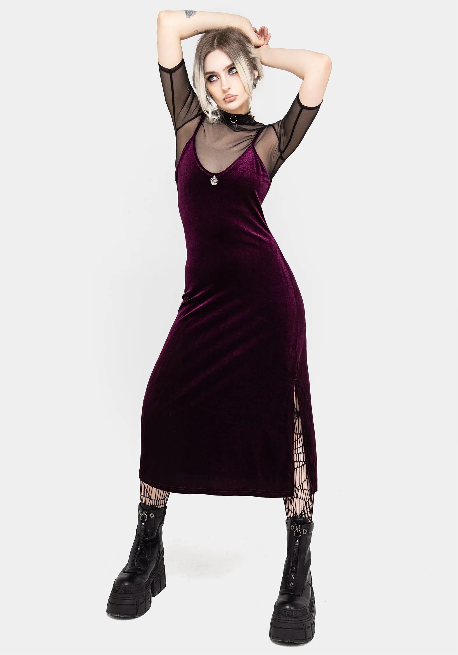 Edge Detail WINONA MIDI SLIP DRESS